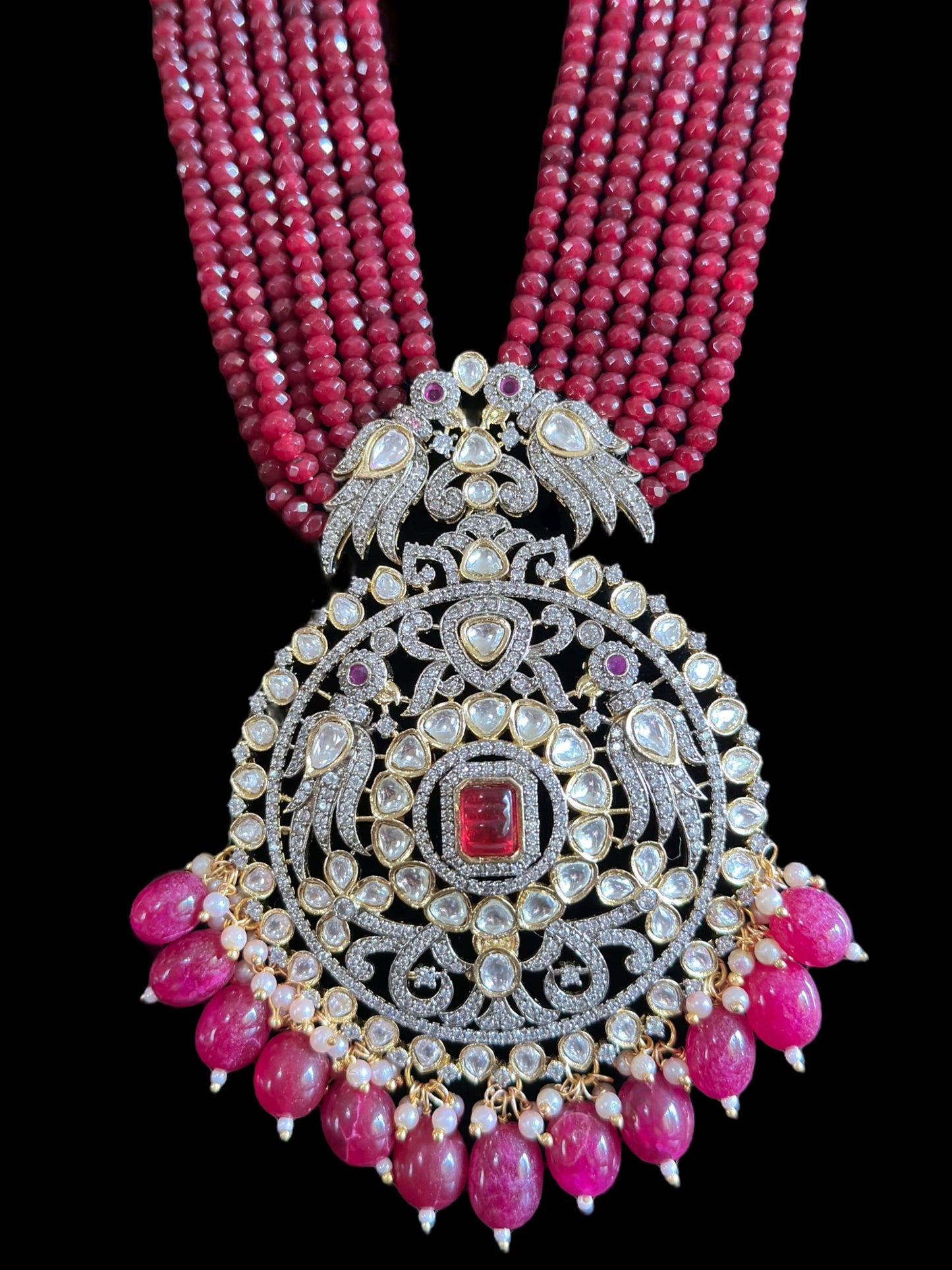 LN205 victorian Rani haar -Ruby ( READY TO SHIP )