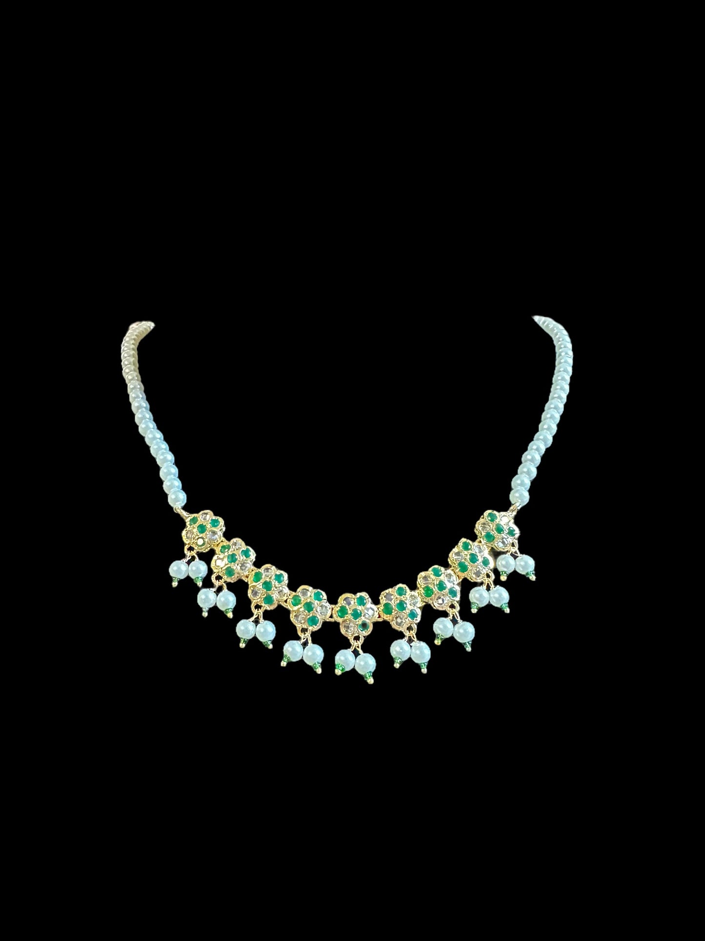 DNS36 gold plated necklace with earrings ( READY TO SHIP )