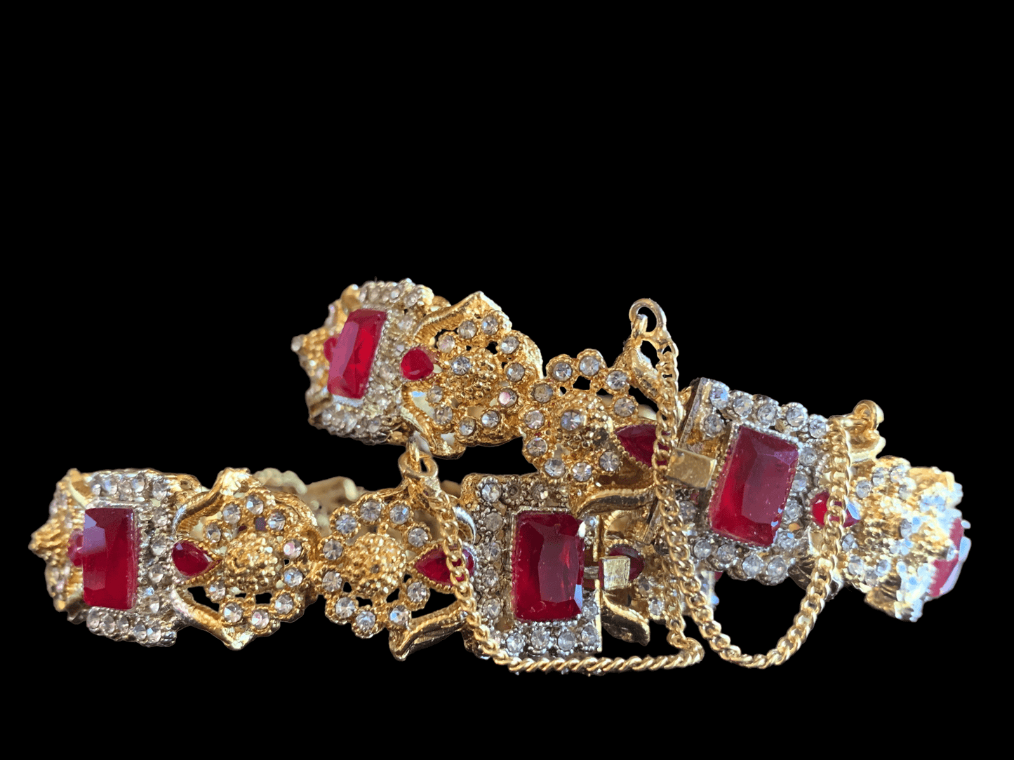 B34 Anisa red bangles( READY TO SHIP)