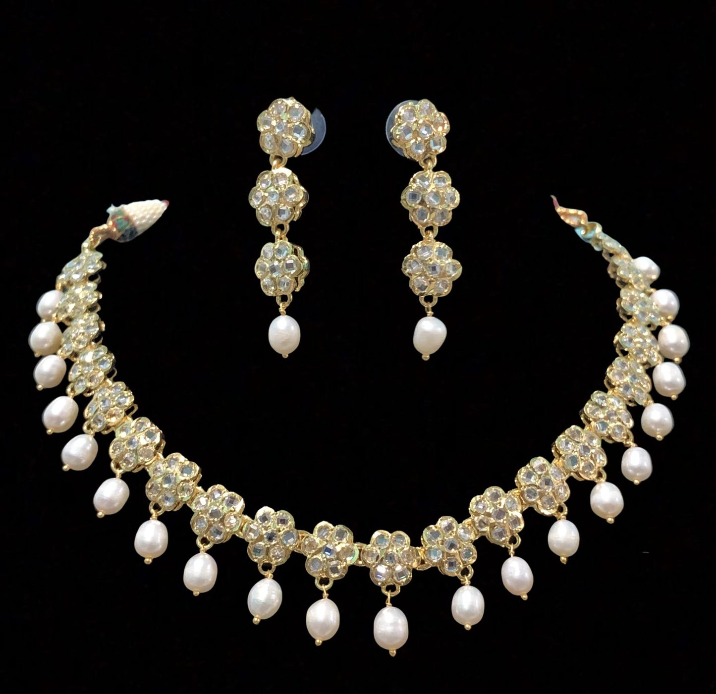 Meenaz fresh water pearl necklace ( READY TO SHIP )
