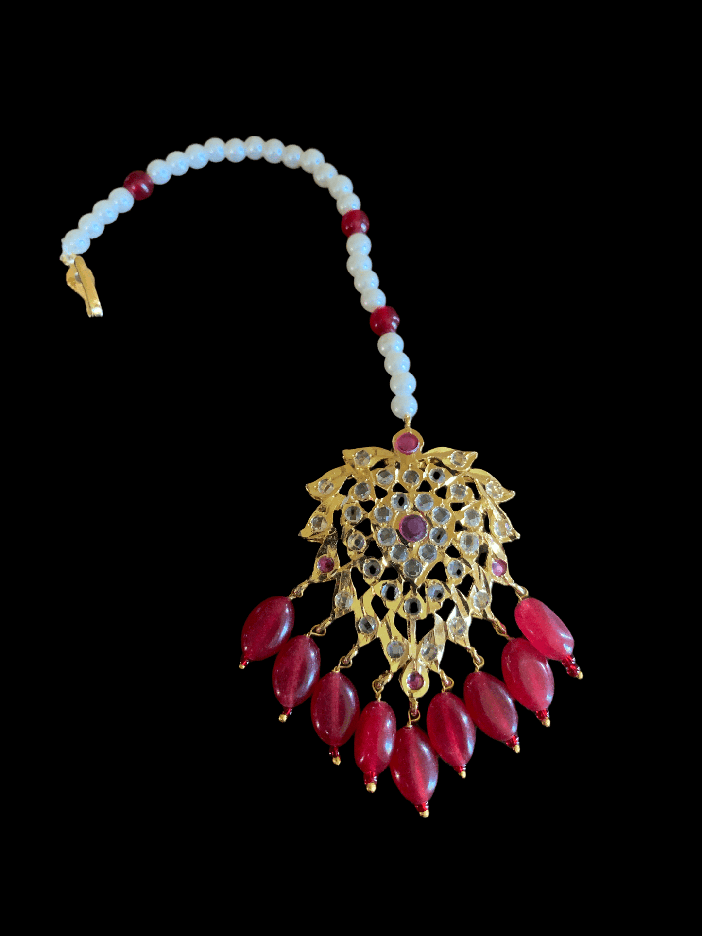 DJTK4 Zohra tika in ruby ( READY TO SHIP )