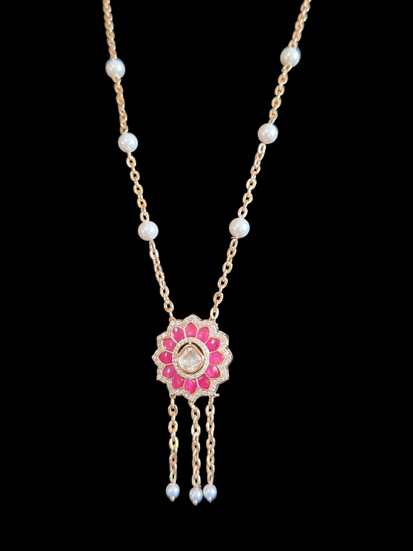 PS363 Eliza rose gold plated necklace ( READY TO SHIP )