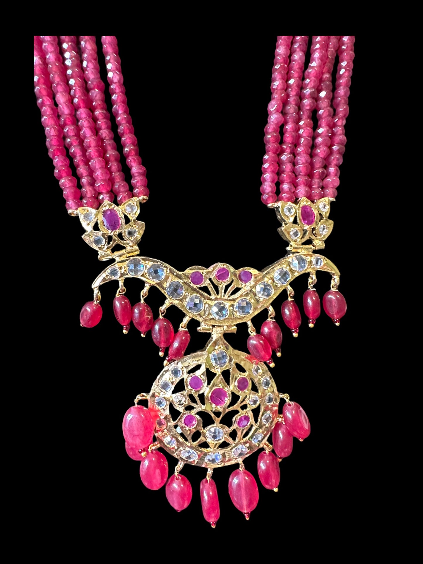 DLN15 Tanisha rani haar with earrings ( READY TO SHIP )