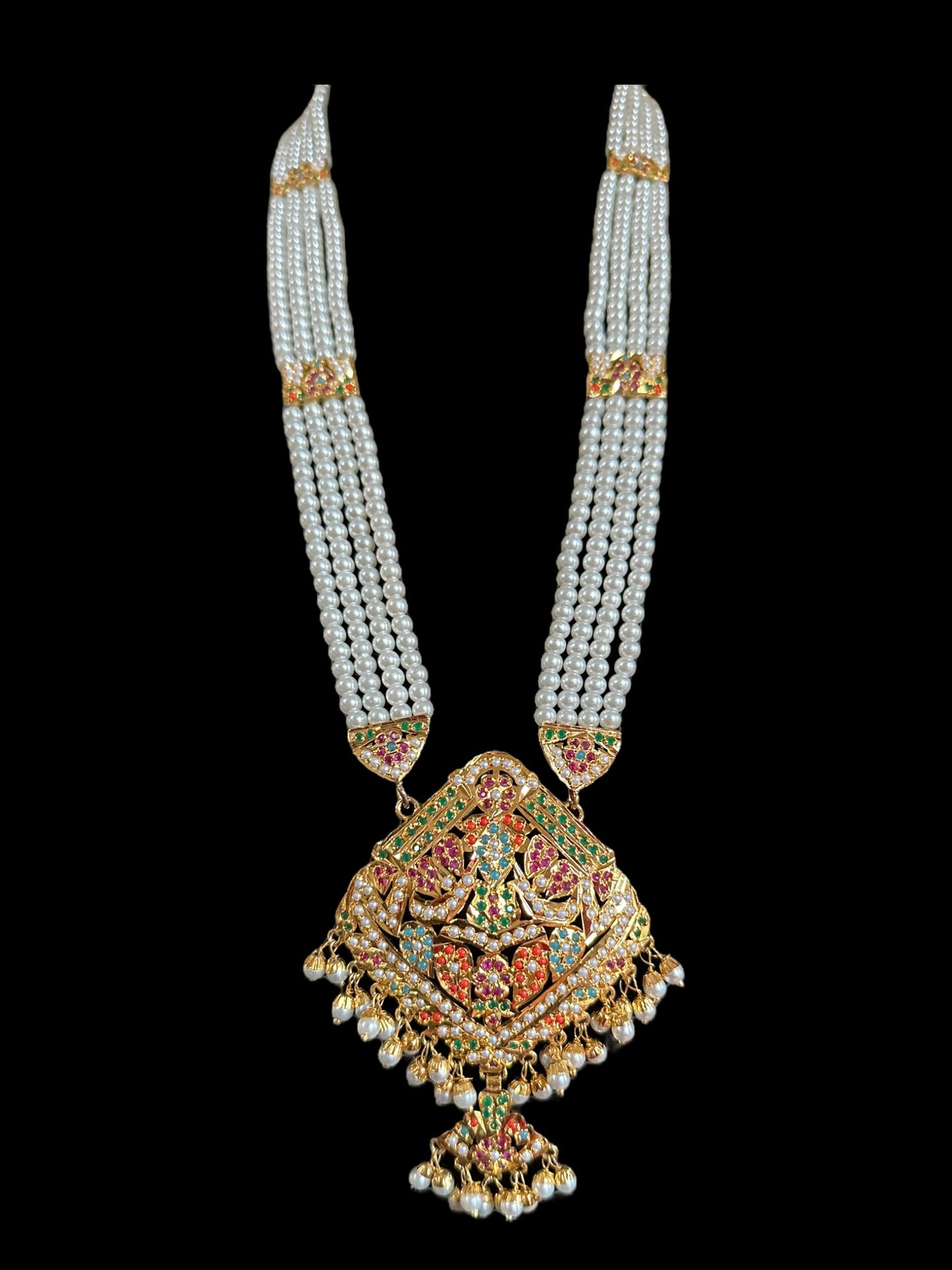 DLN12 Mehwish jadau Rani haar - Navratan ( READY TO SHIP )