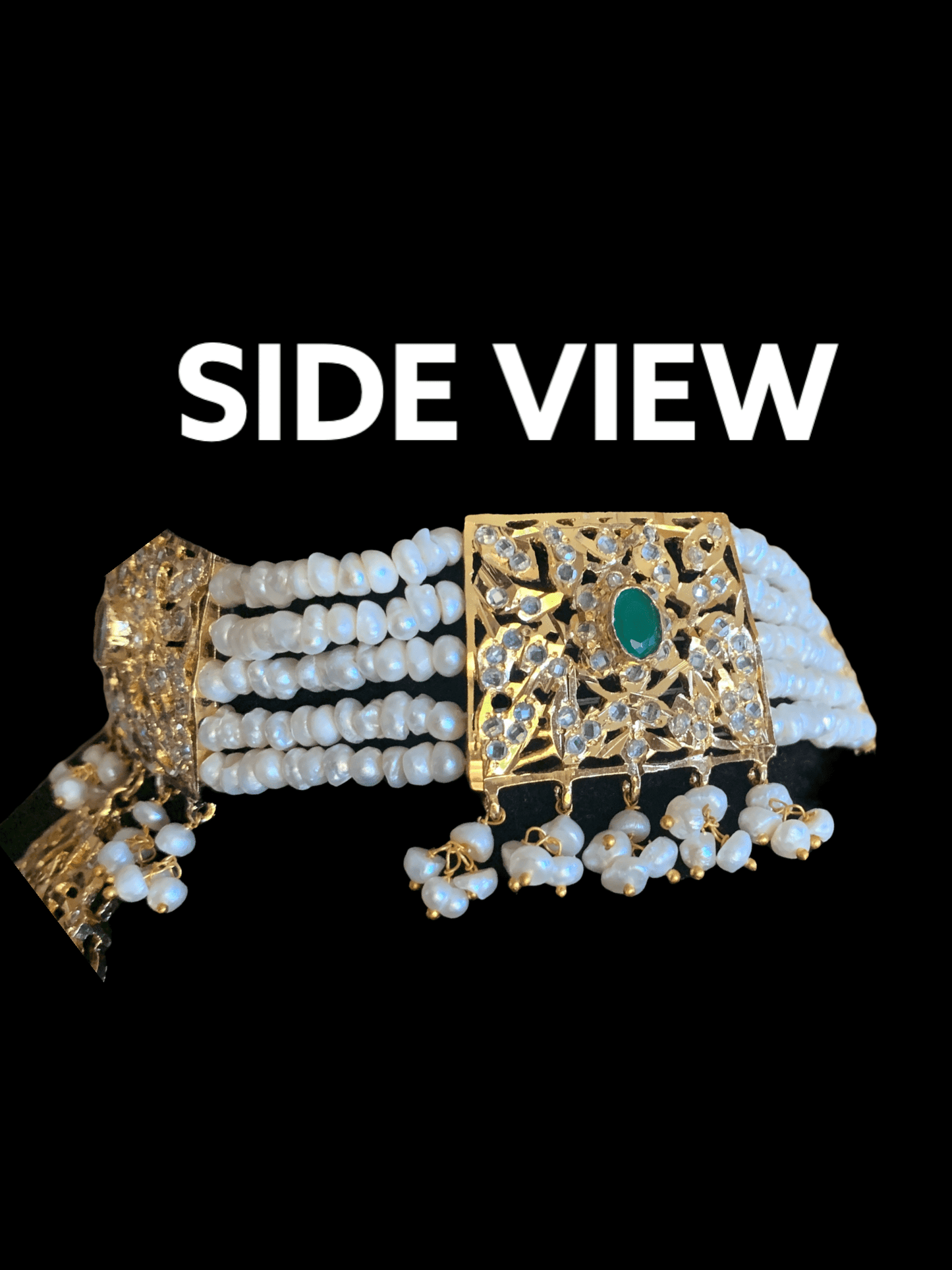BR65 Gehna bridal set (fresh water pearls ) (READY TO SHIP)