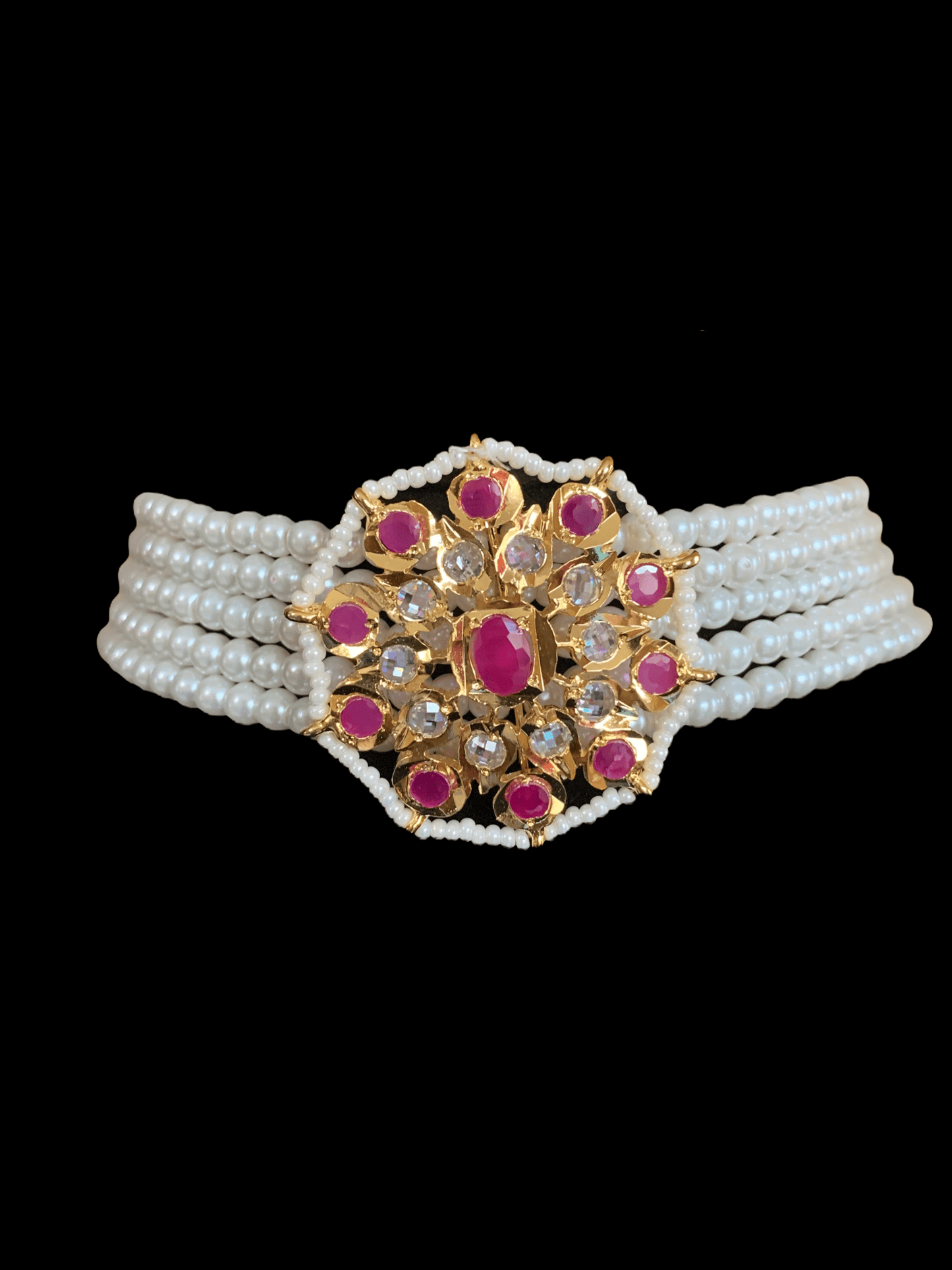 C159 Amra choker set - Ruby ( READY TO SHIP )