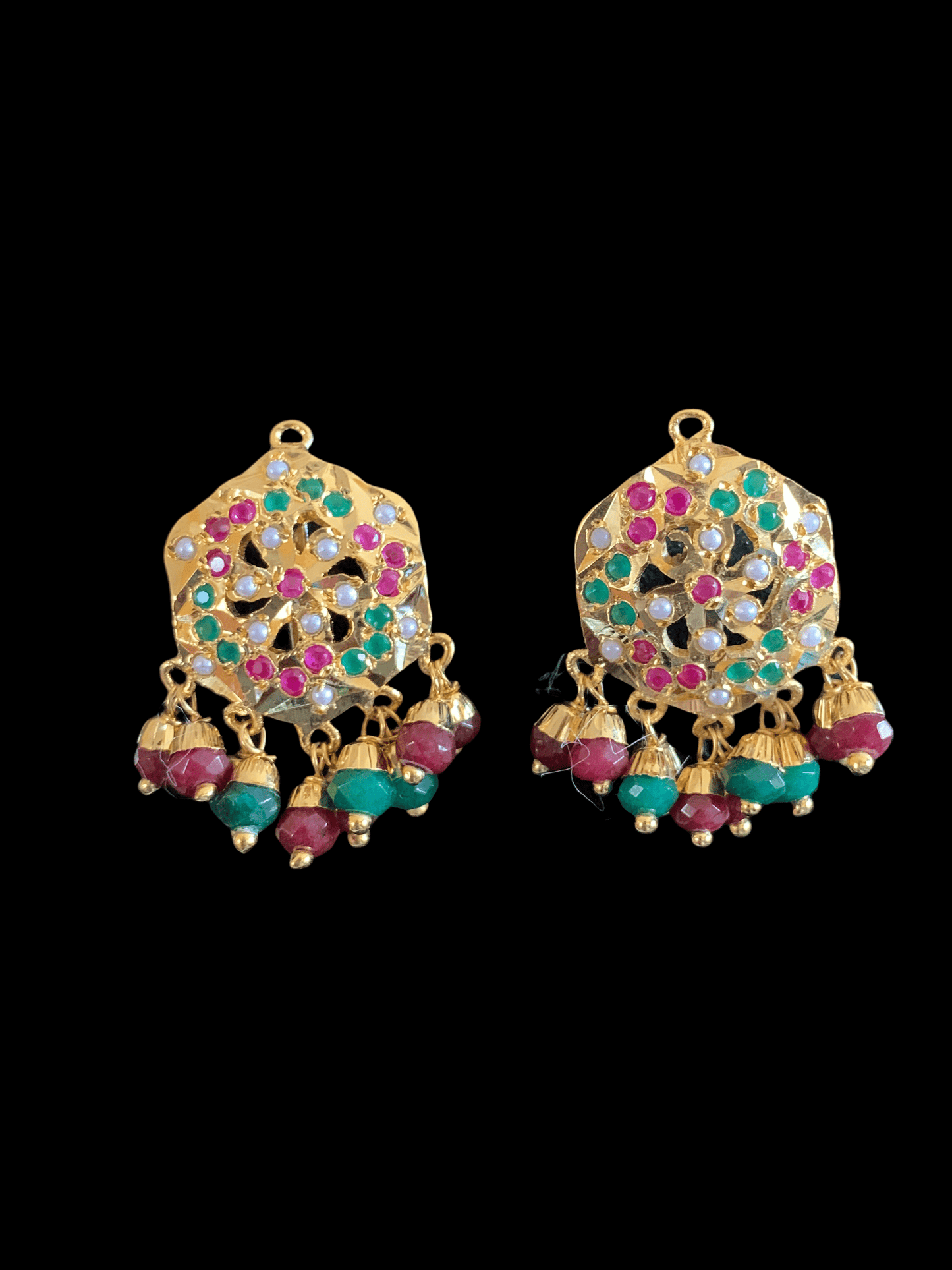 Naima pendant set in ruby emerald ( SHIPS IN 4 WEEKS )