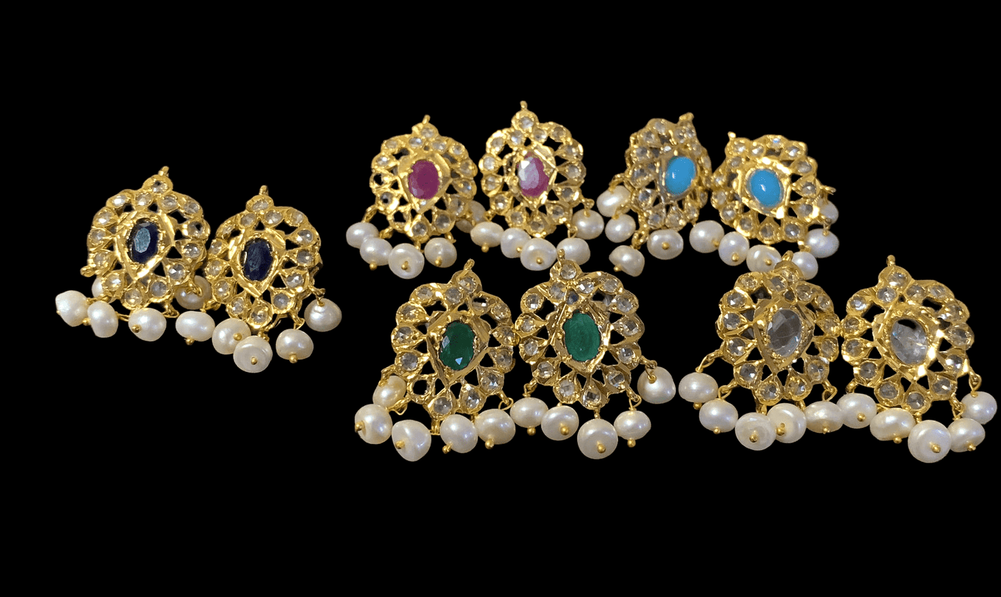 ET510 Faryal Pearl earrings (READY TO SHIP )