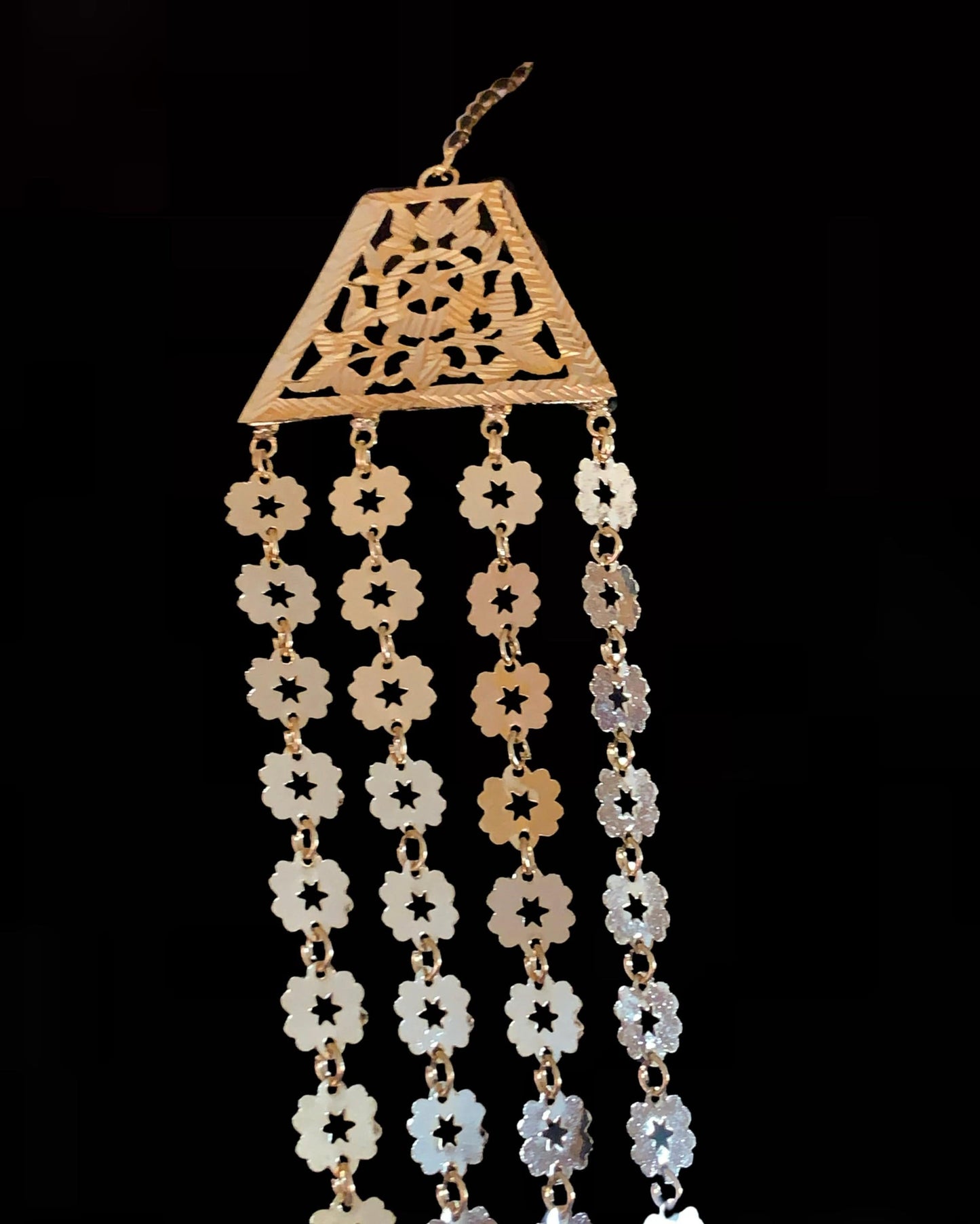 LN98 Chandan haar necklace in gold plating ( READY TO SHIP )