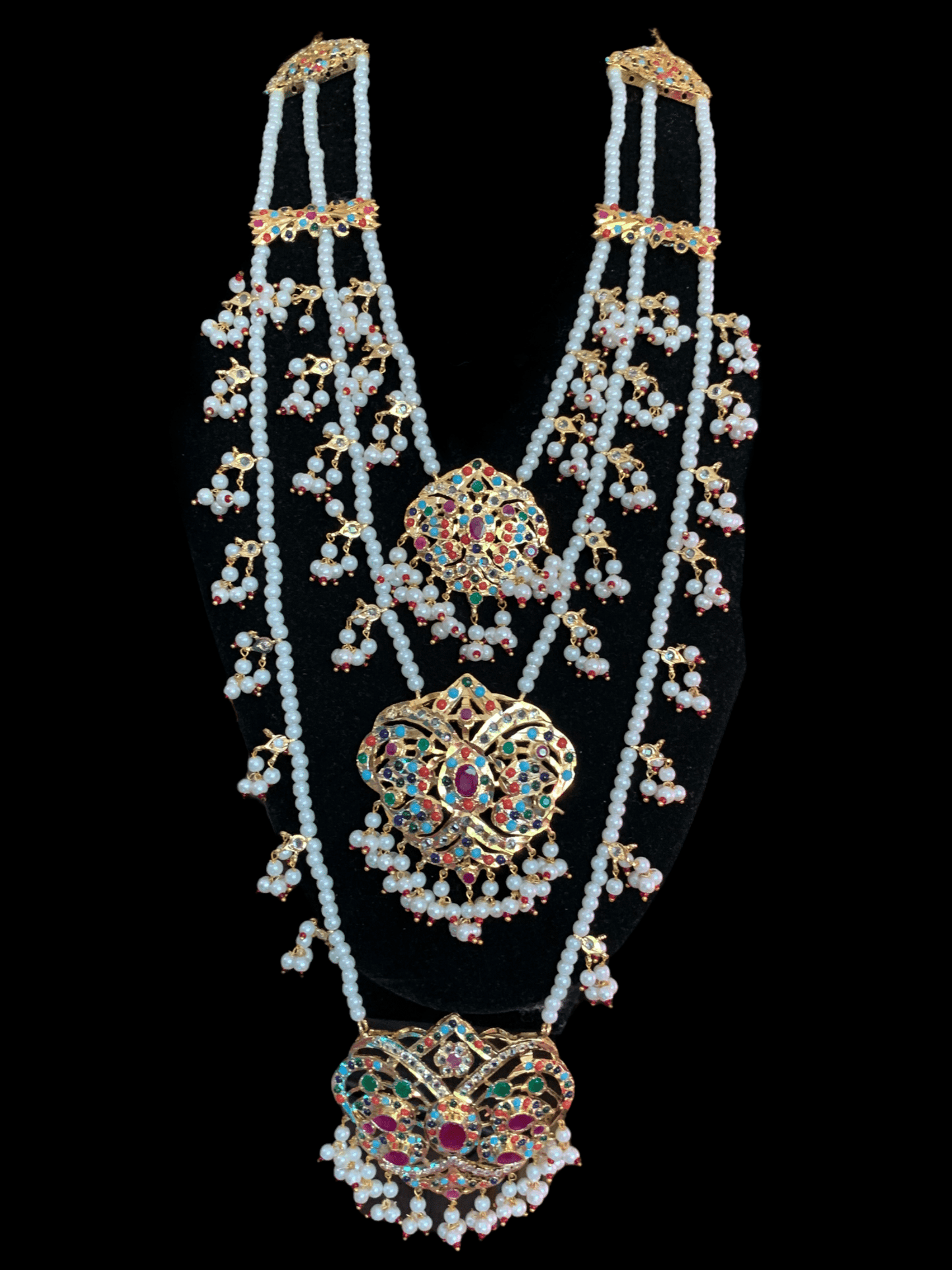 SAT41 Panchi three layered necklace ( READY TO SHIP )