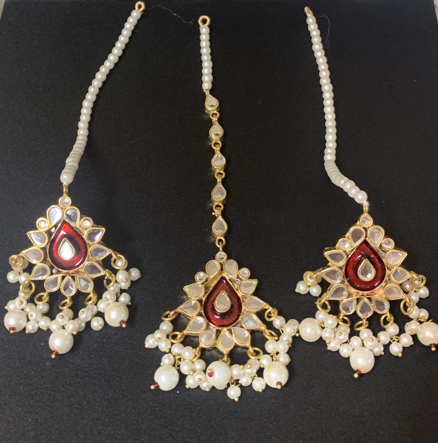 DJET13 Mahira earrings tika ( READY TO SHIP )
