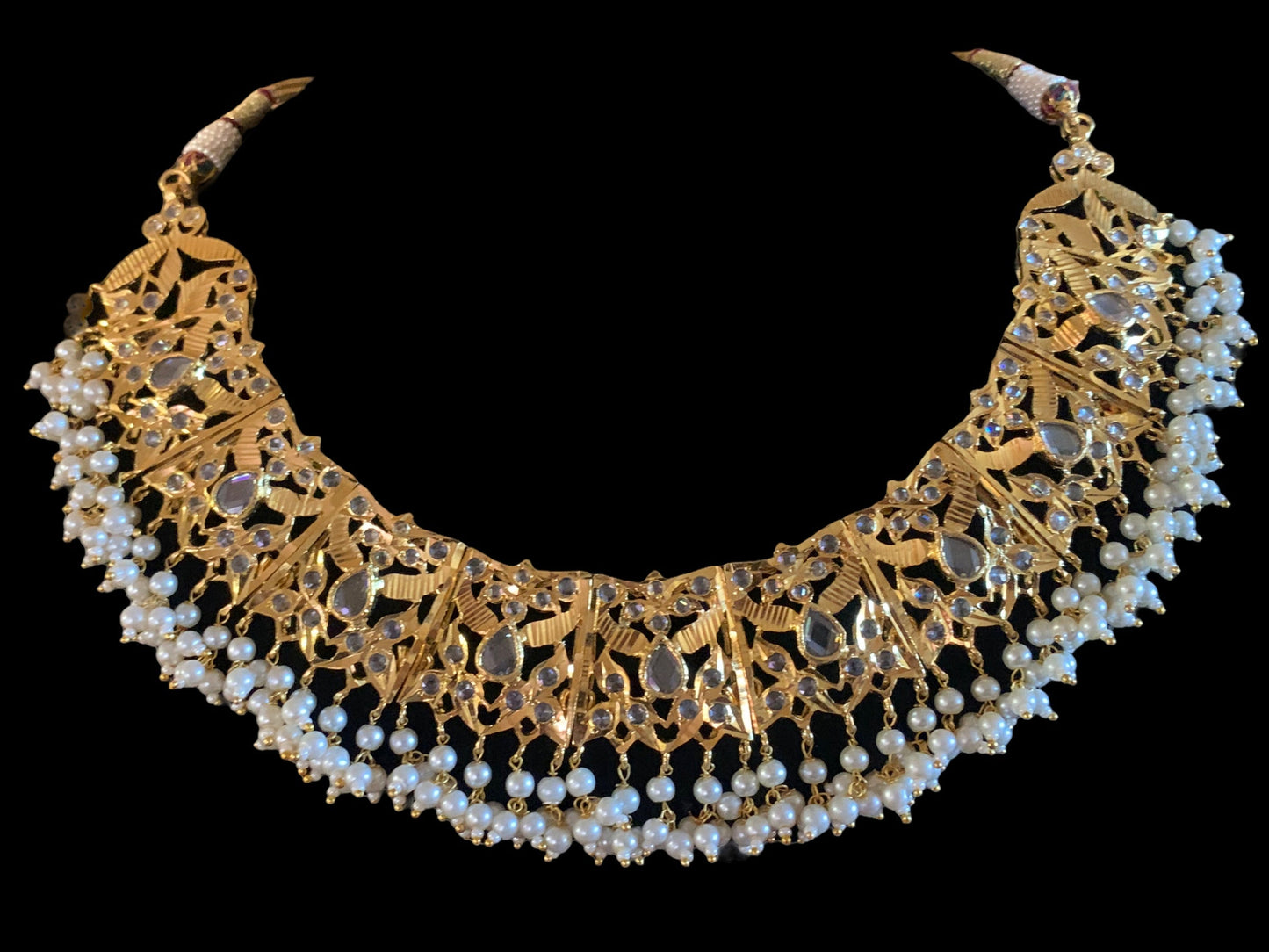 BR103 Leah bridal set in pearls   ( READY TO SHIP)