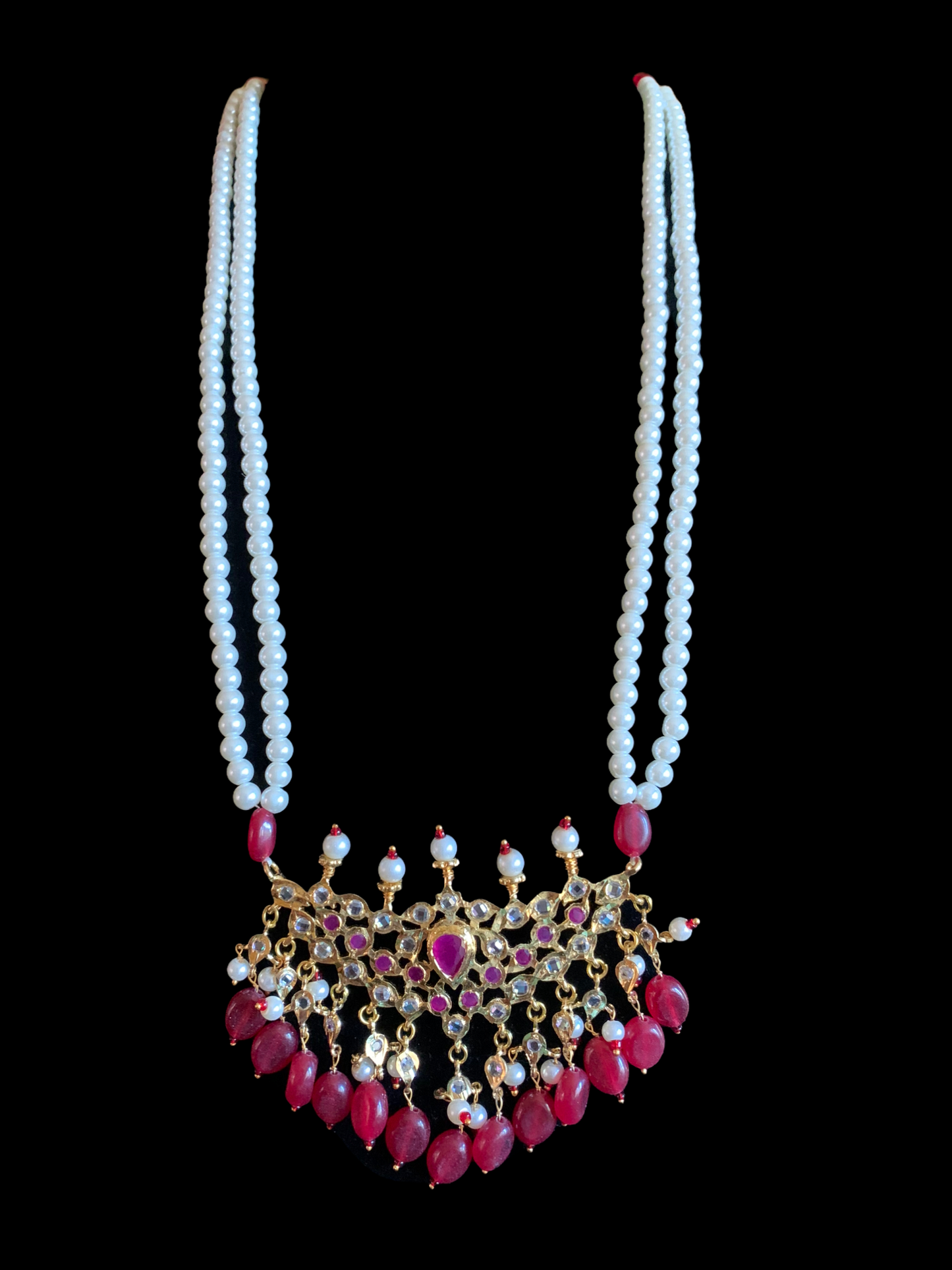 PS426 Hyderabadi tirmani with chandbali ( SHIPS IN 4 WEEKS )