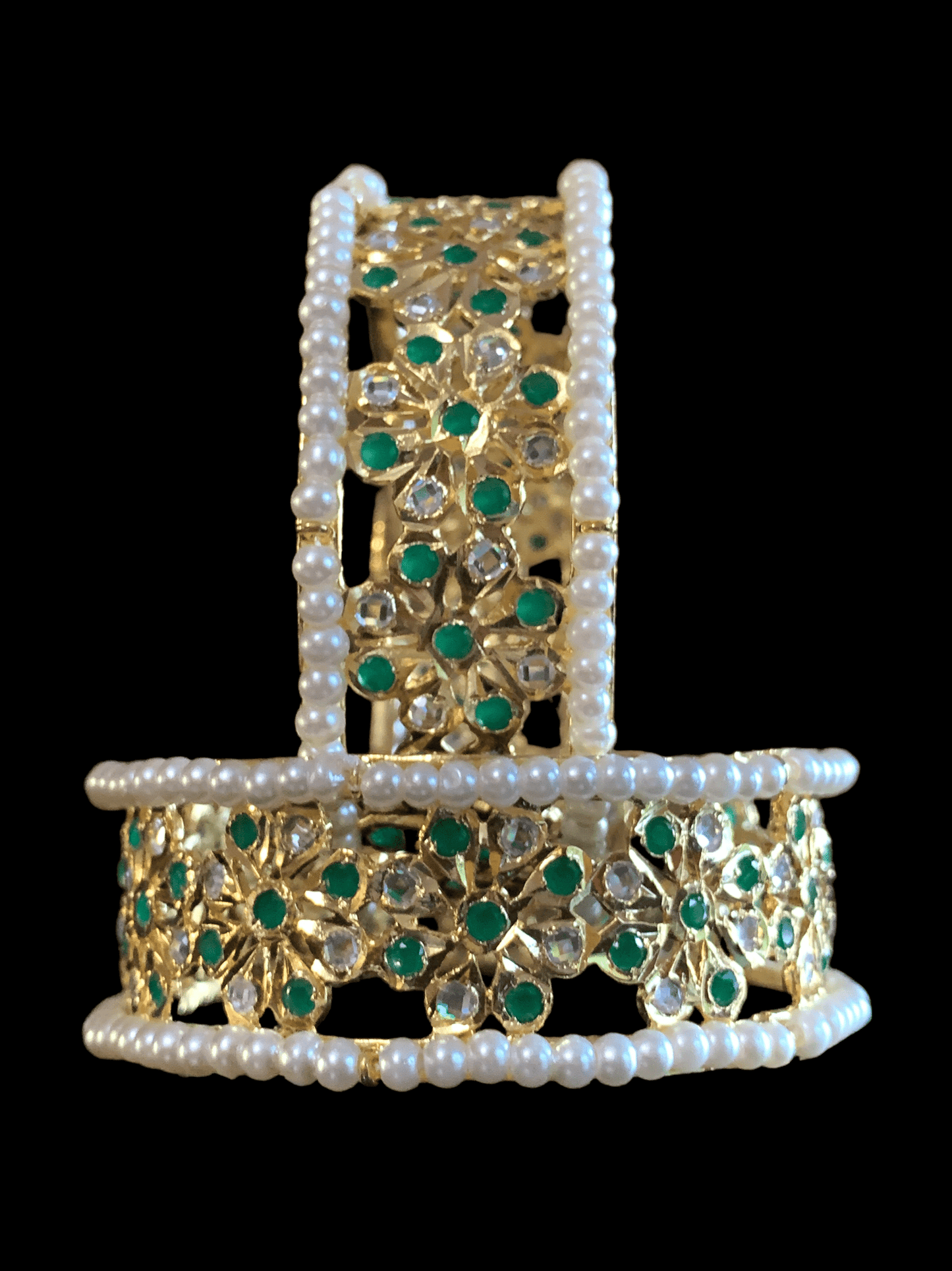 B31 Aleezay green bangles ( READY TO SHIP )