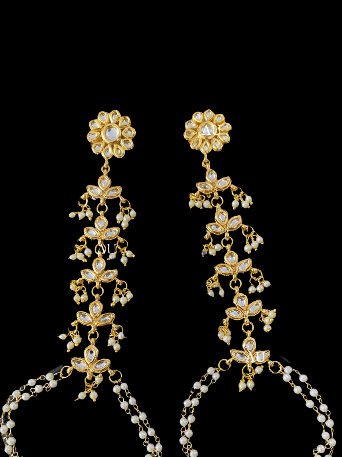 HP1 Sitara Kundan haathphool ( READY TO SHIP )