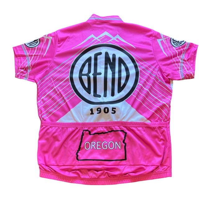 Women's Bend Oregon PINK Cycling Jersey (M, L, XL, 2XL)
