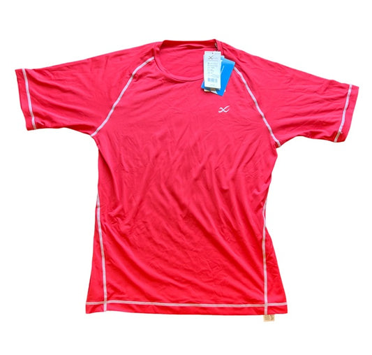 CW-X Men’s Short Sleeved Litefit Top, Red 2XL