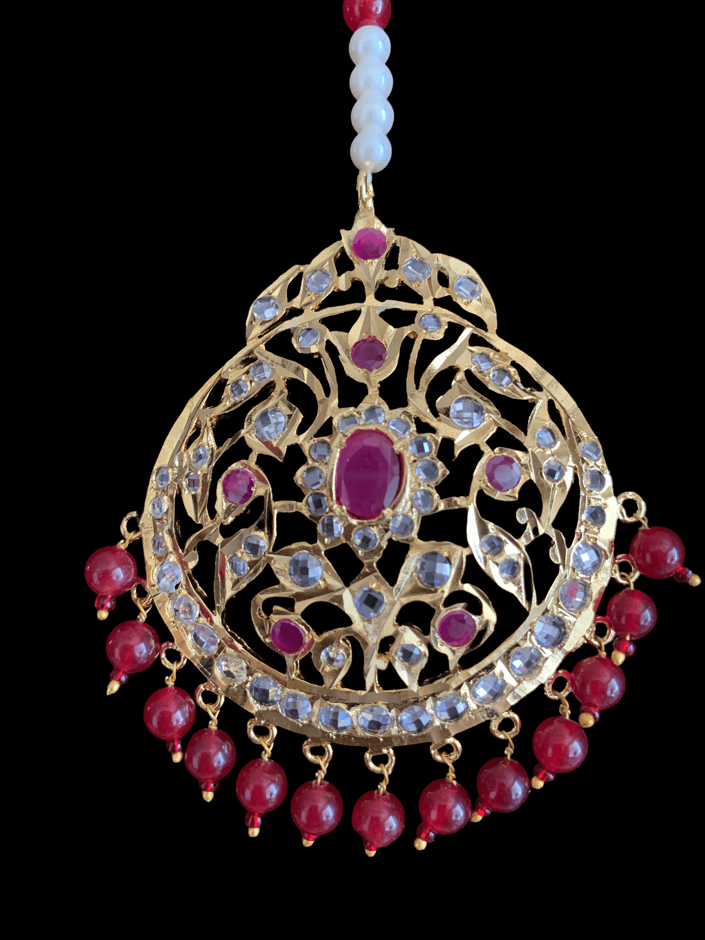 DJTK28 Shamila tika in ruby ( READY TO SHIP )