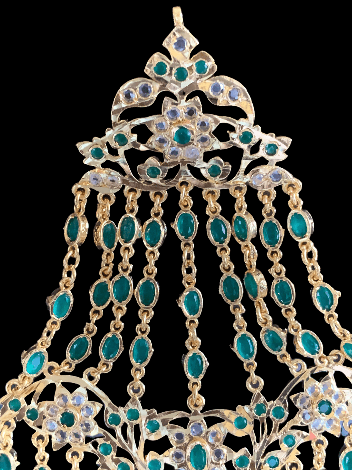 DJHR69 Abira jhoomar - green  ( READY TO SHIP )