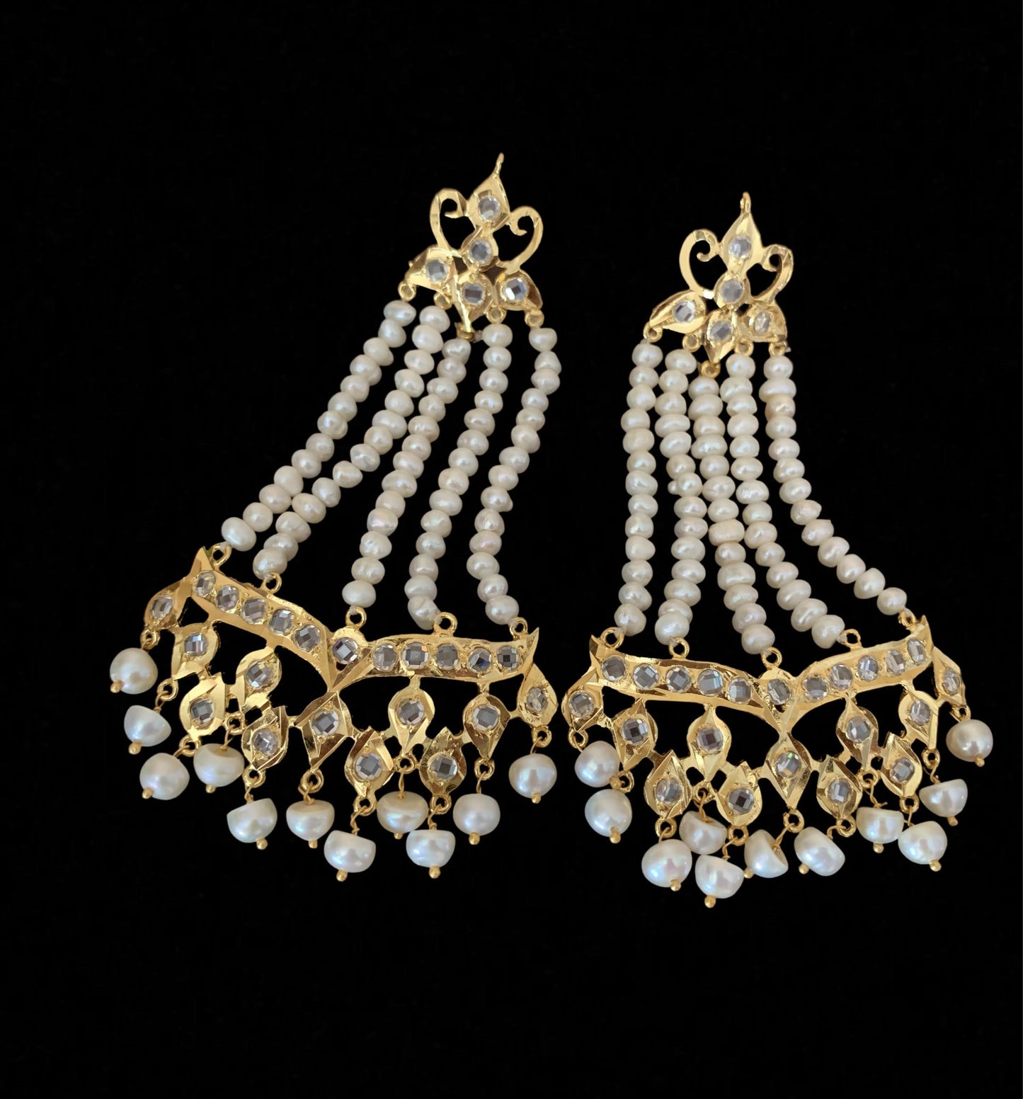 LN72 Hareem fresh water pearl rani haar ( SHIPS IN 4 WEEKS )