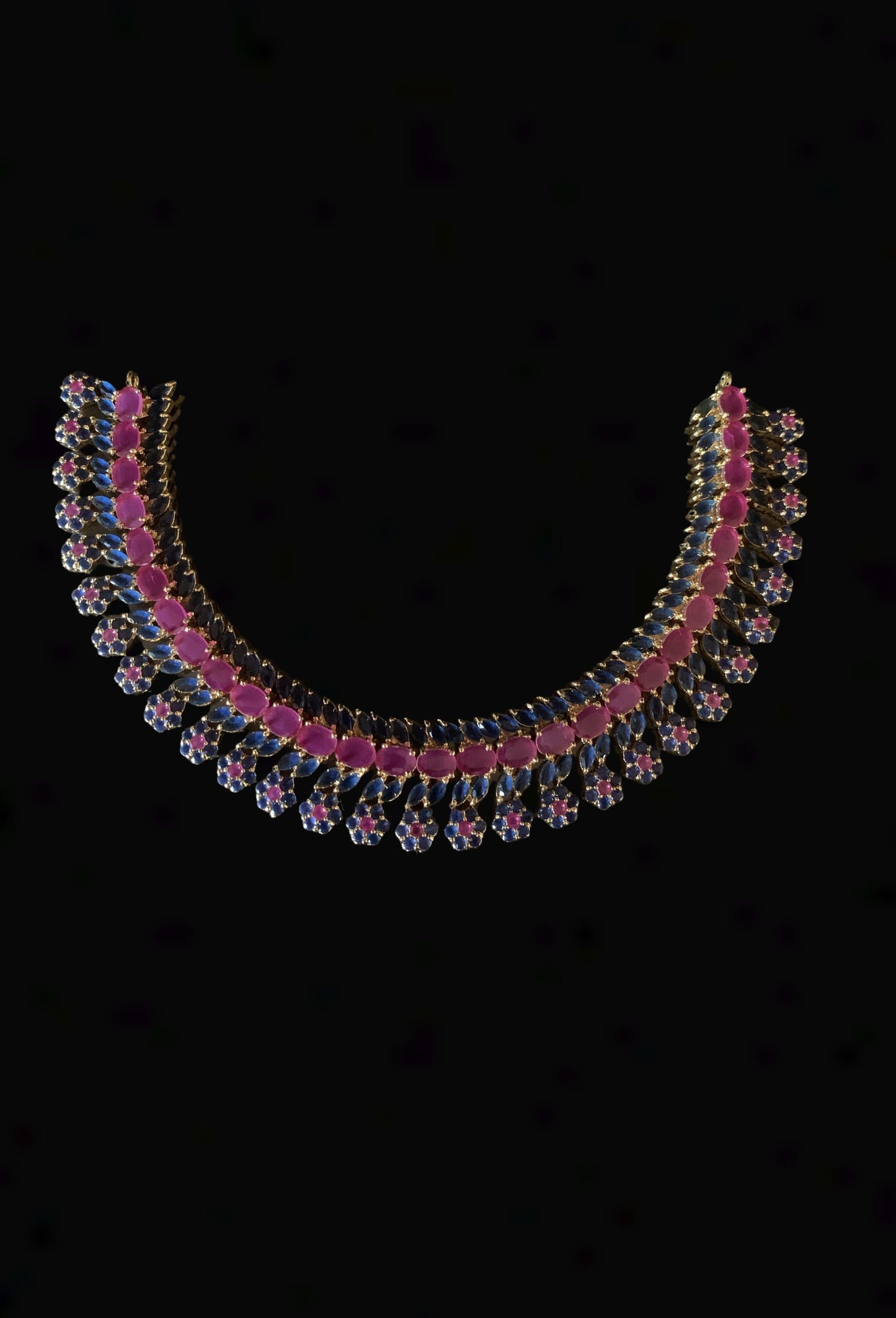 NS216 Ilma set in Ruby sapphires (READY TO SHIP )