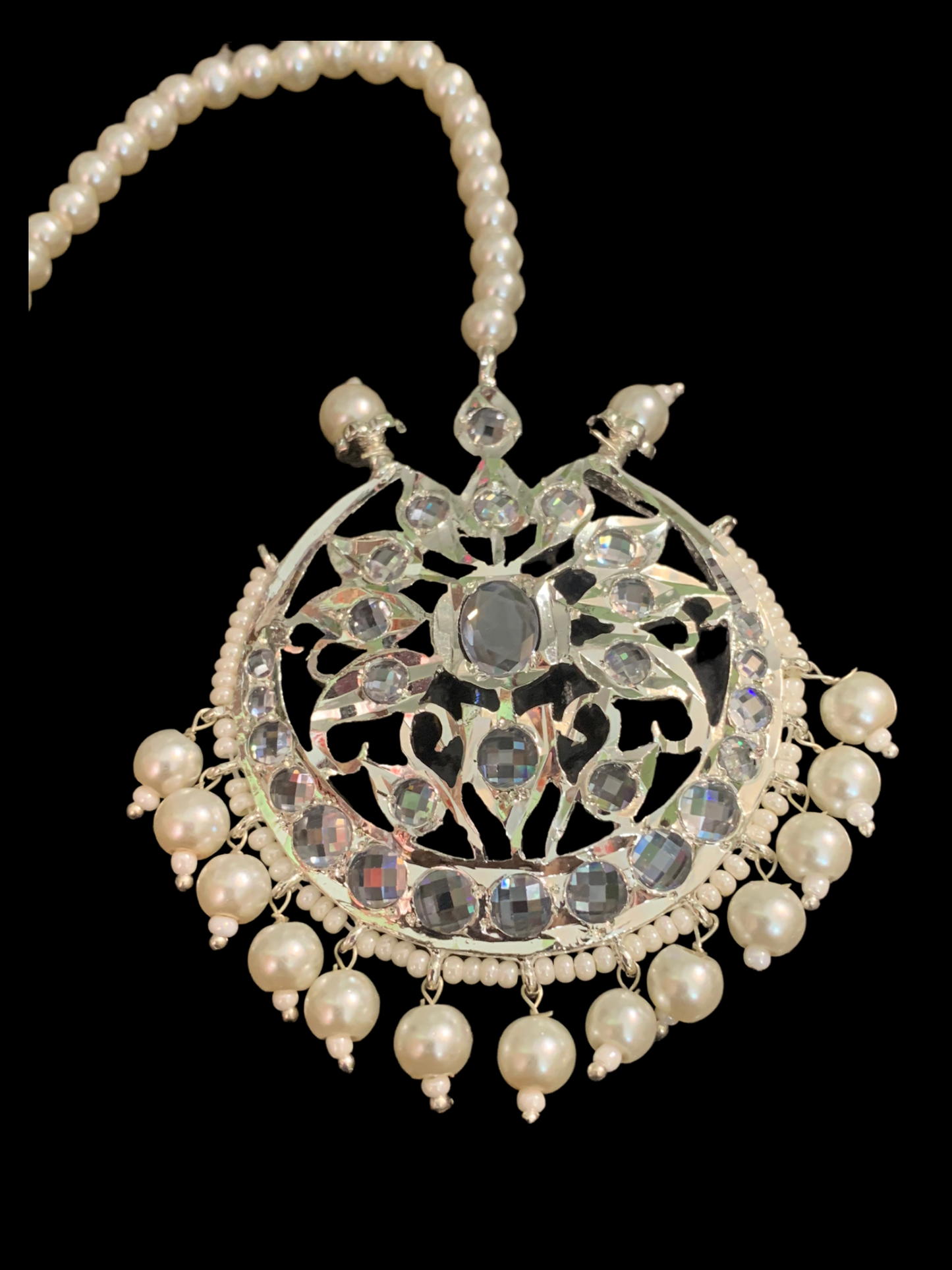 DJTK85  Koyal shell pearl  tika ( READY TO SHIP )