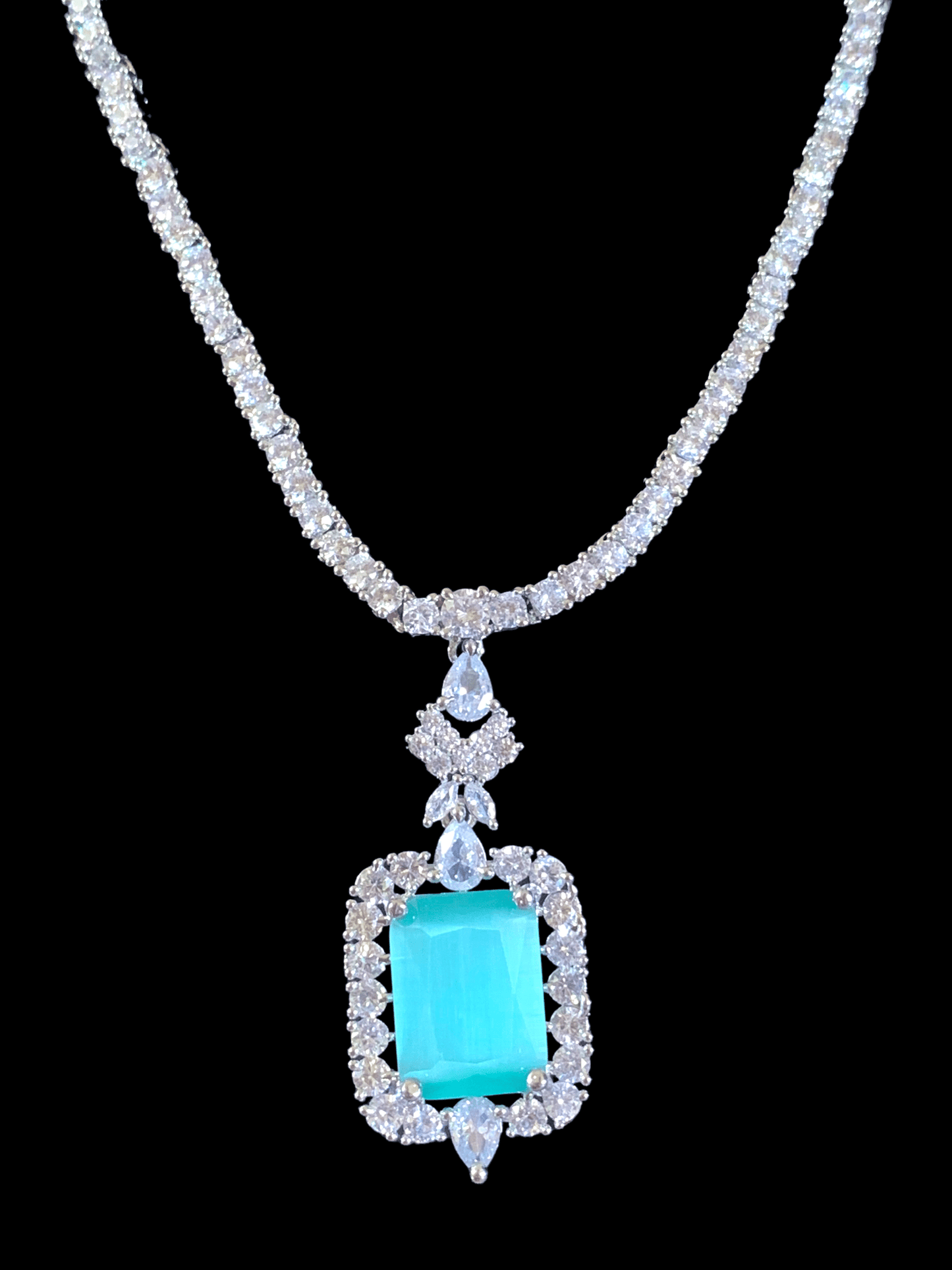 NS278 Myrha cz necklace set -MINT ( READY TO SHIP )