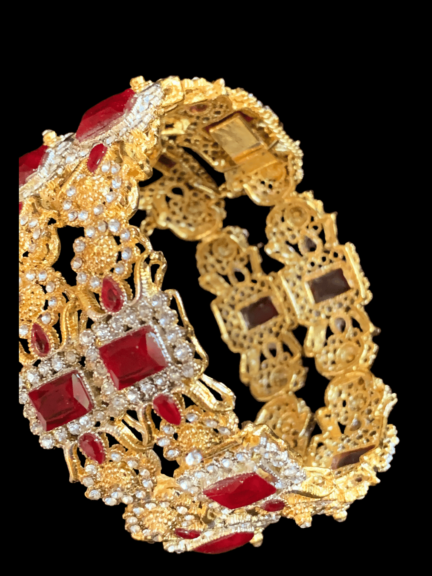 B34 Anisa red bangles( READY TO SHIP)
