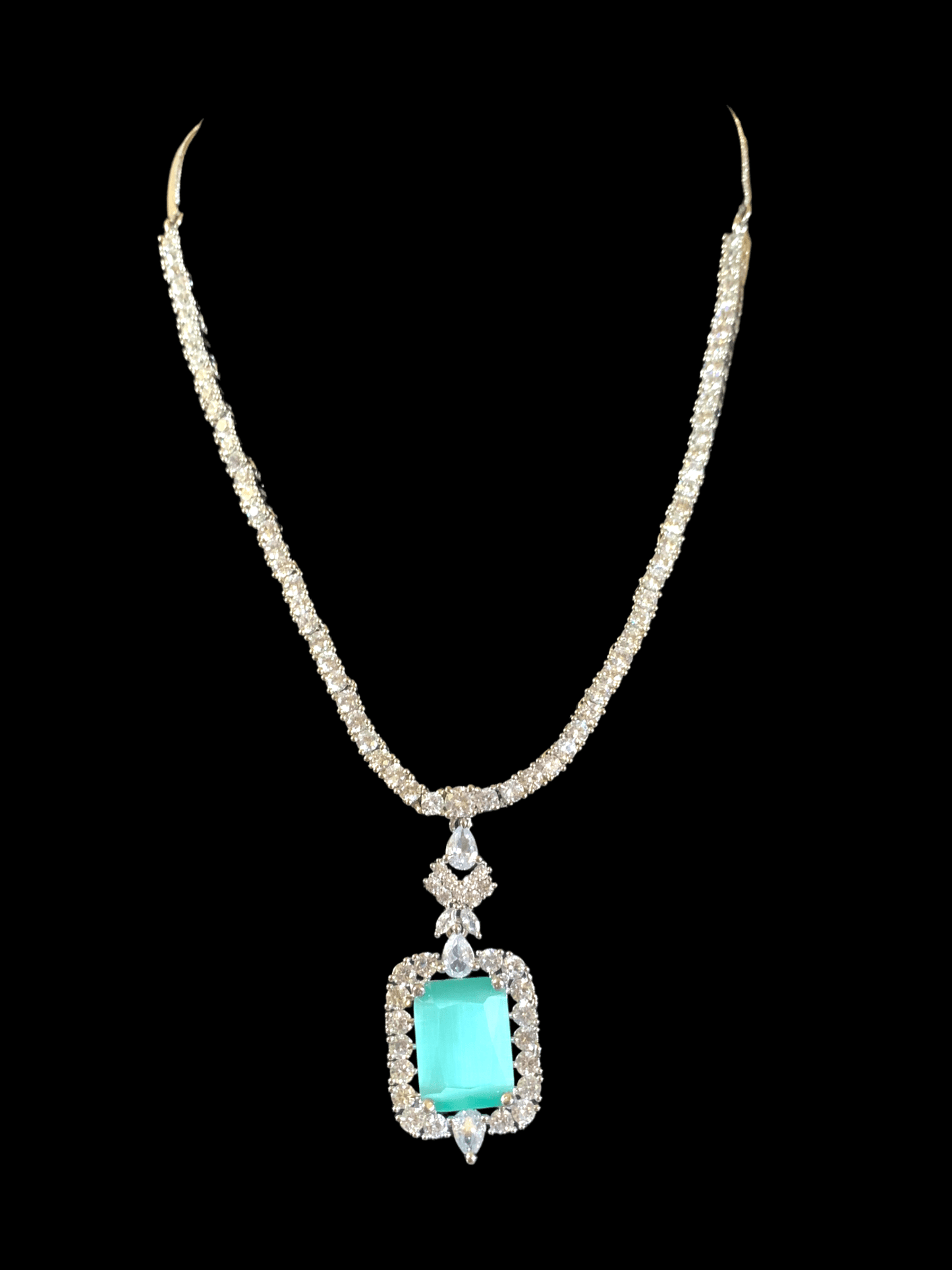 NS278 Myrha cz necklace set -MINT ( READY TO SHIP )