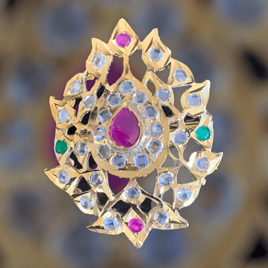 DJR65 Naaz Hyderabadi statement  ring ( READY TO SHIP)