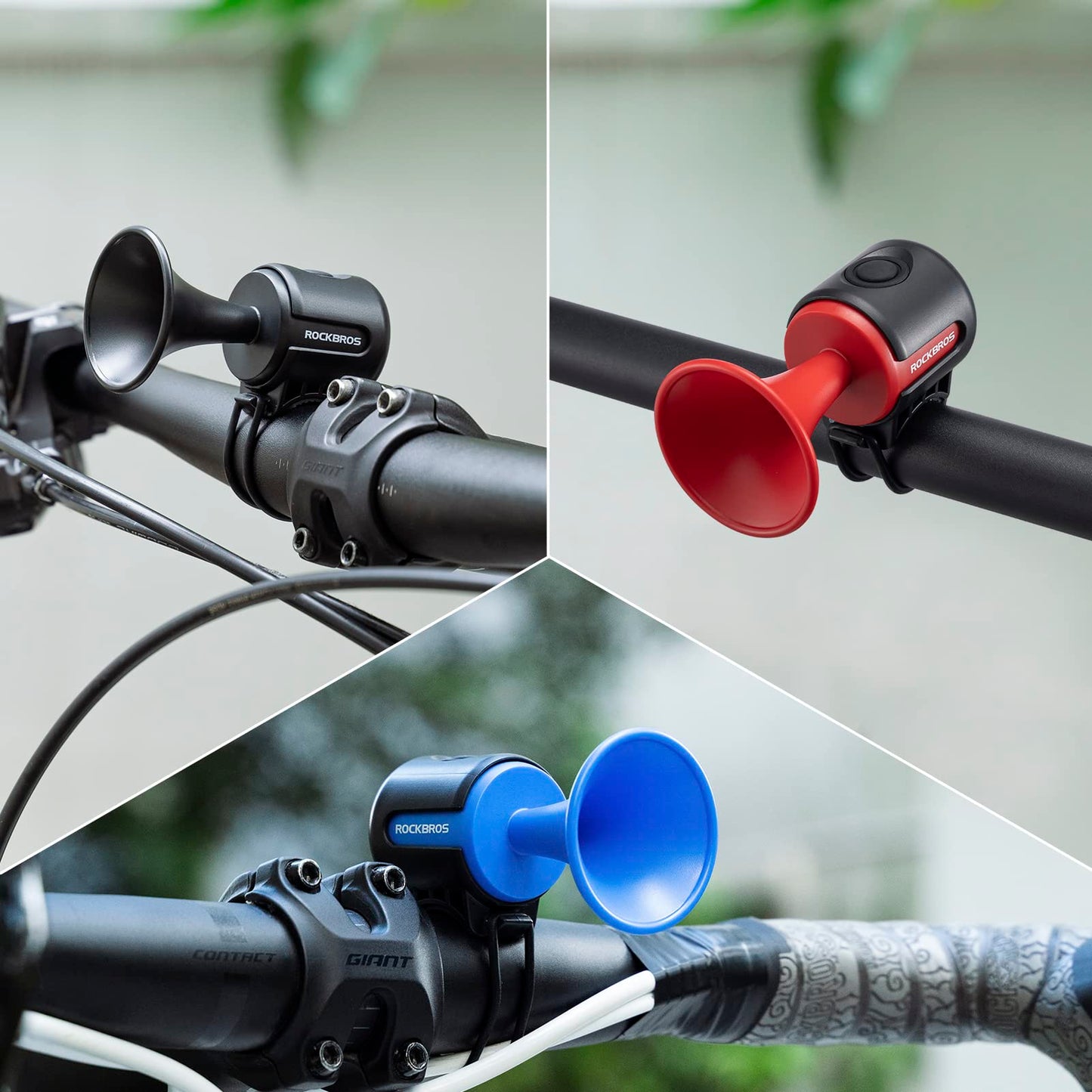 ROCKBROS Bike Bell Electric Bike Horn Waterproof 120dB - Triathlete Store