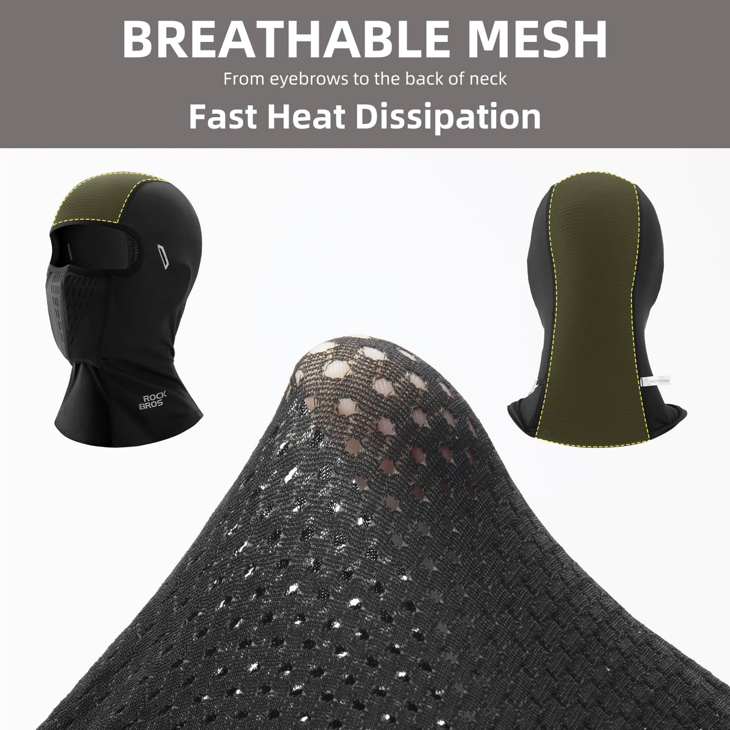 ROCKBROS Summer Face Mask – Lightweight, Cooling Balaclava for Outdoor Sports