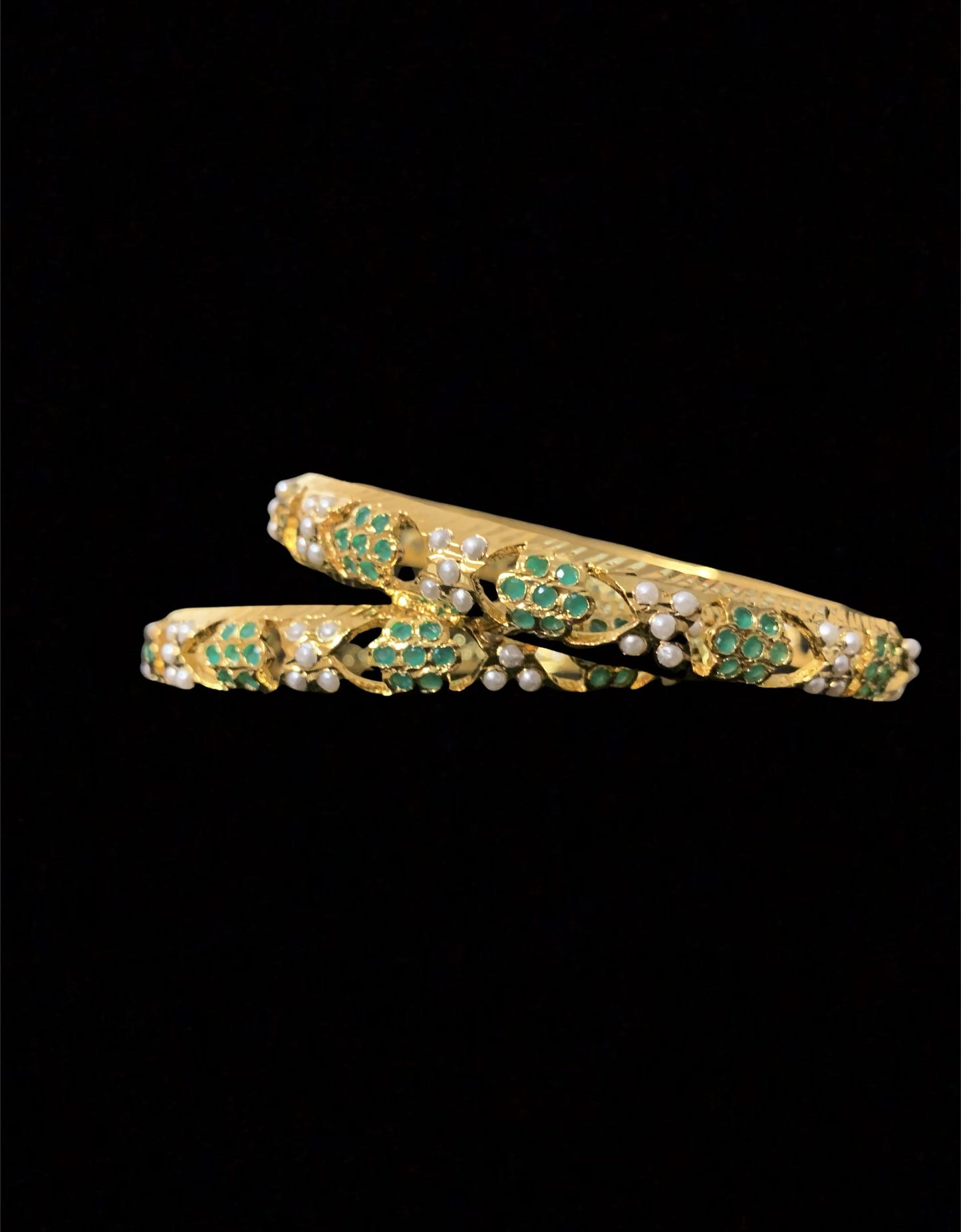B93 Shama green bangles( READY TO SHIP )