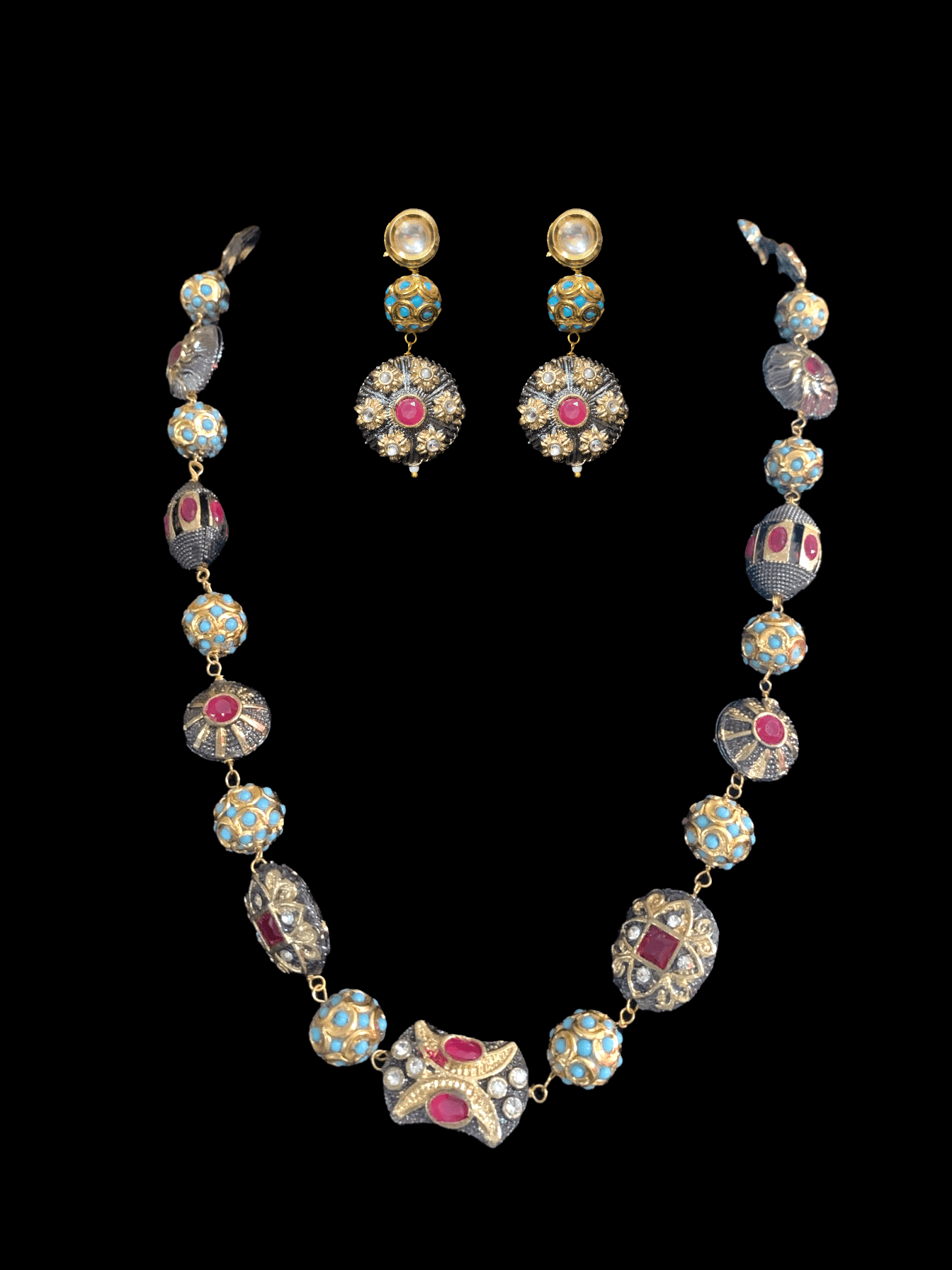 NS36 Sabra necklace earrings set ( READY TO SHIP )