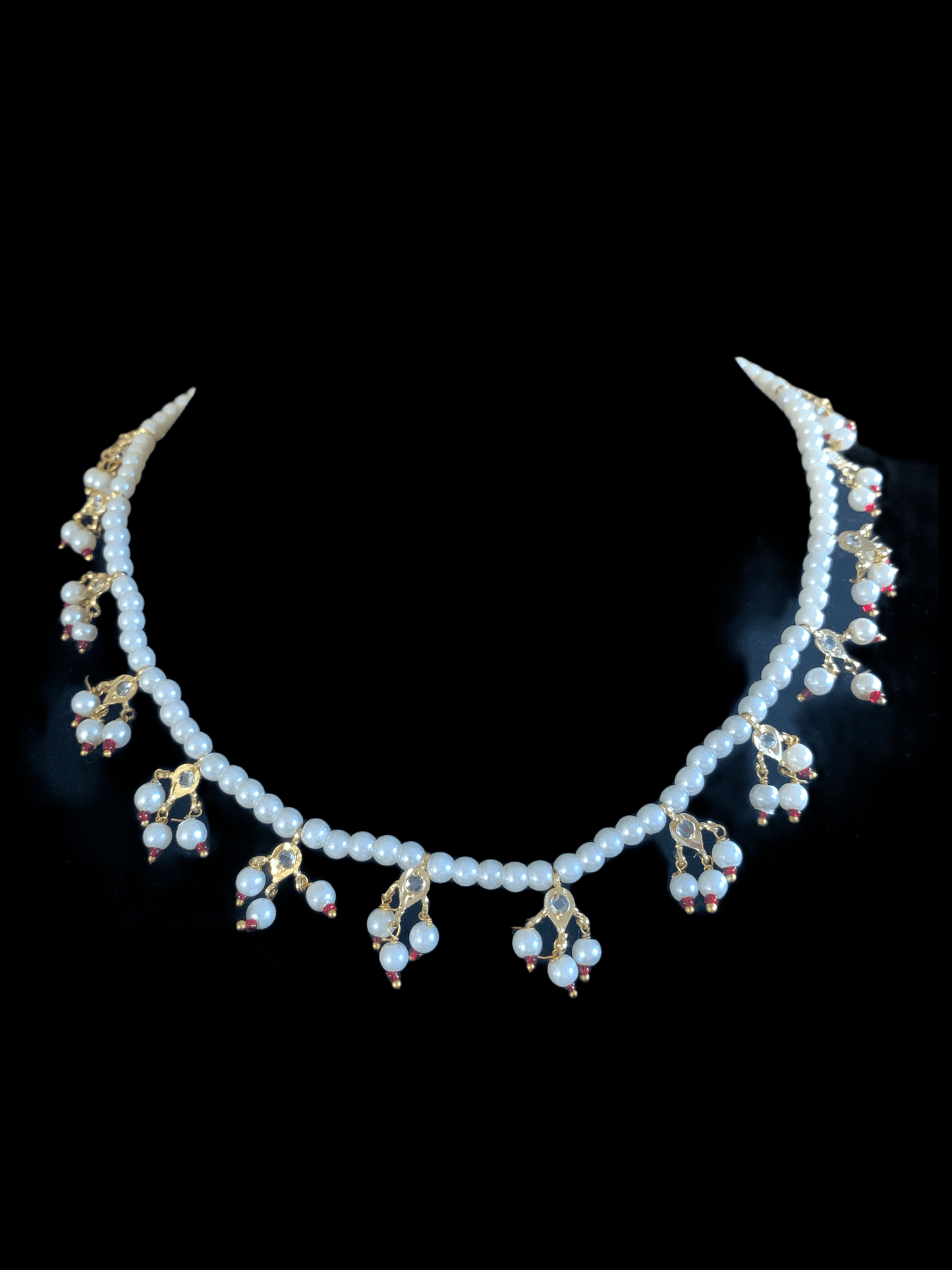 NS198 Nischala pearl necklace (SHIPS IN 1 WEEK )