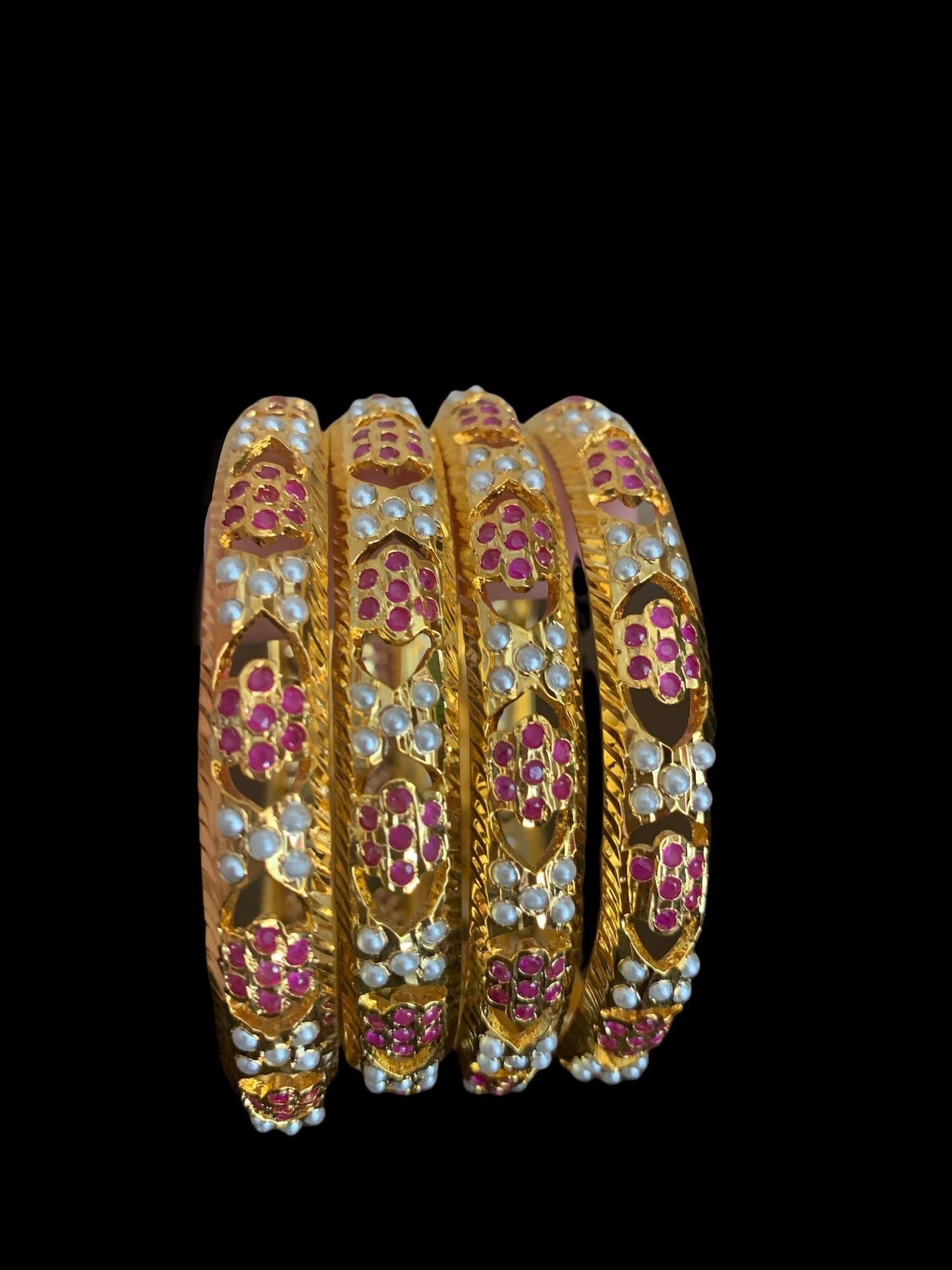 B91 Shama Ruby bangles ( READY TO SHIP )