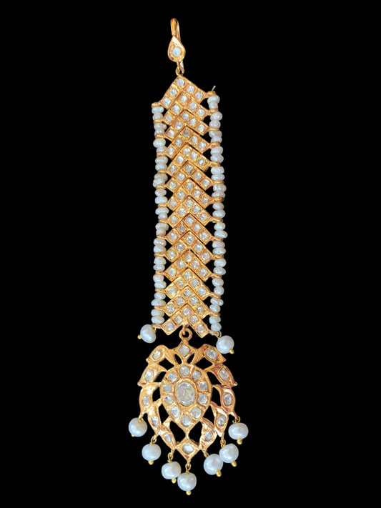 Mahira v tika in gold plated silver ( READY TO SHIP )
