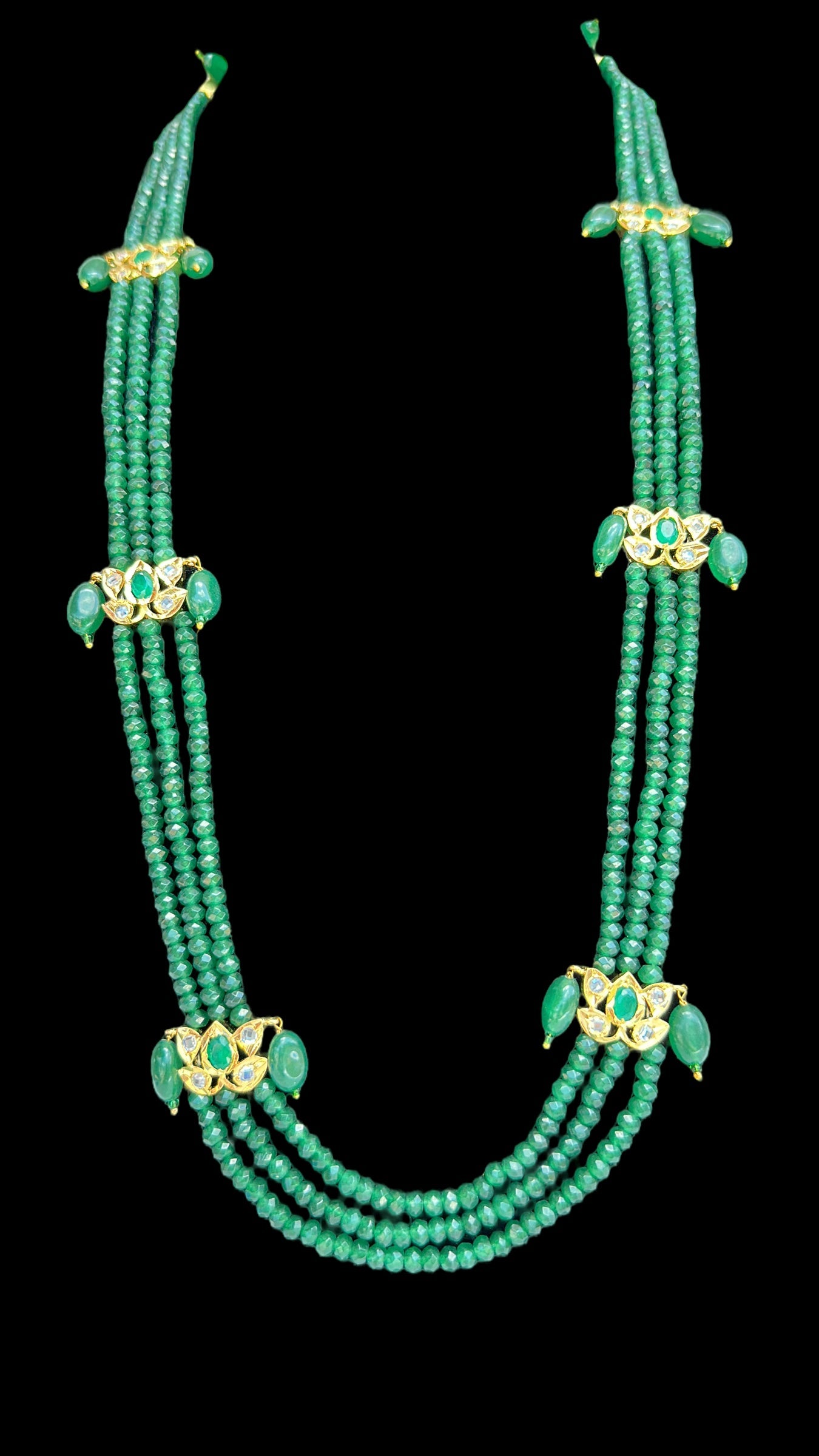 LN49 Raina green beads necklace ( READY TO SHIP )