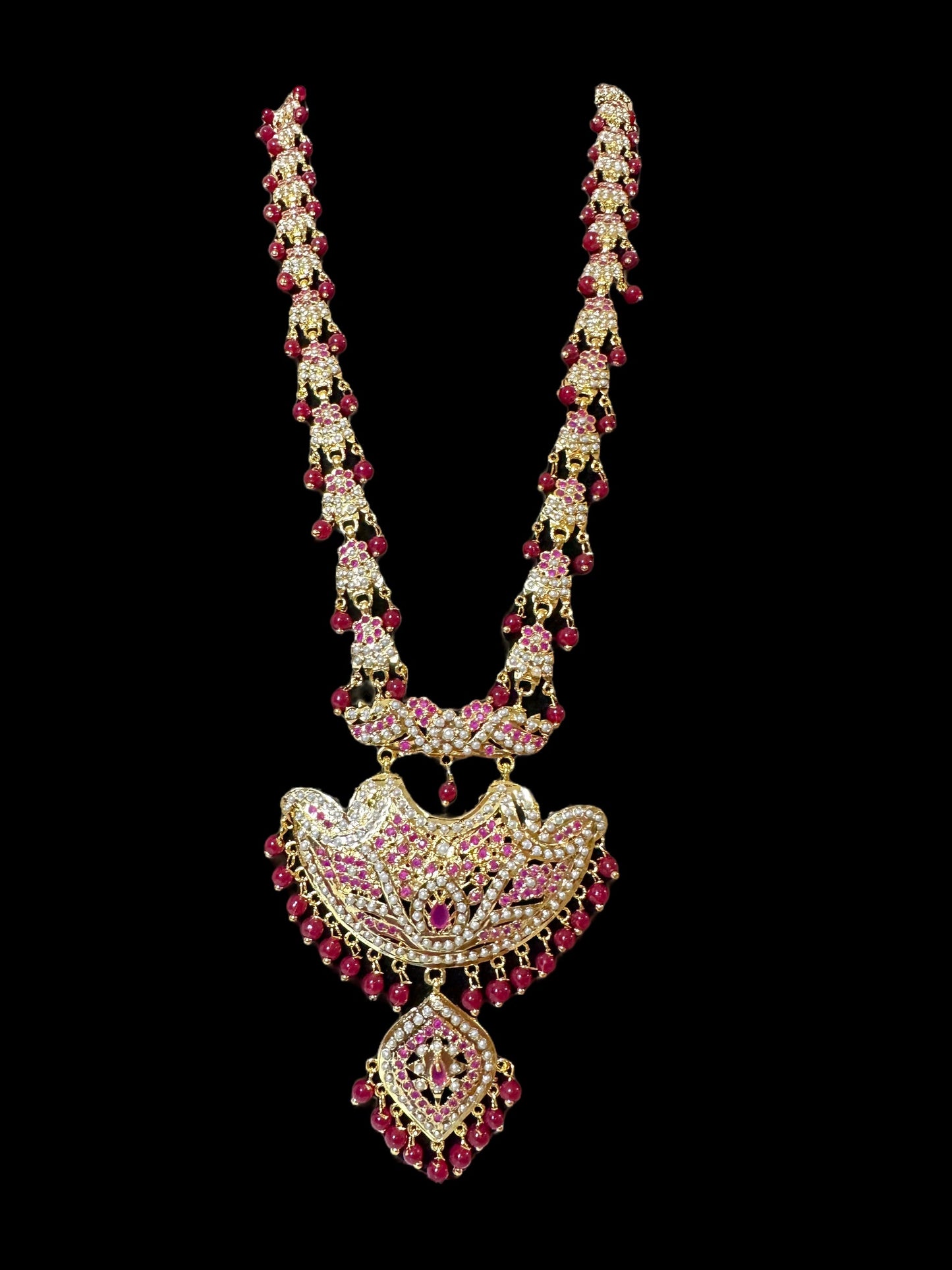 DLN22 Yashvi Rani haar with earrings ( READY TO SHIP )
