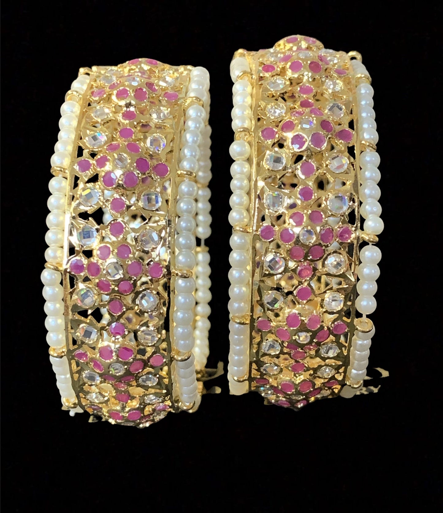 B135 Azmah Bangles in ruby ( SHIPS IN 4 WEEKS )