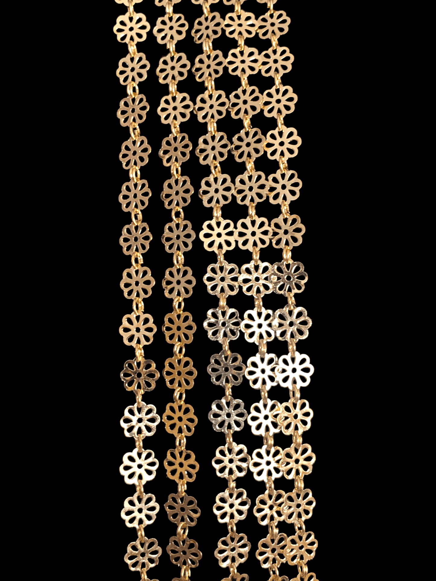 LN147 Chandan haar necklace in gold plating ( READY TO SHIP )