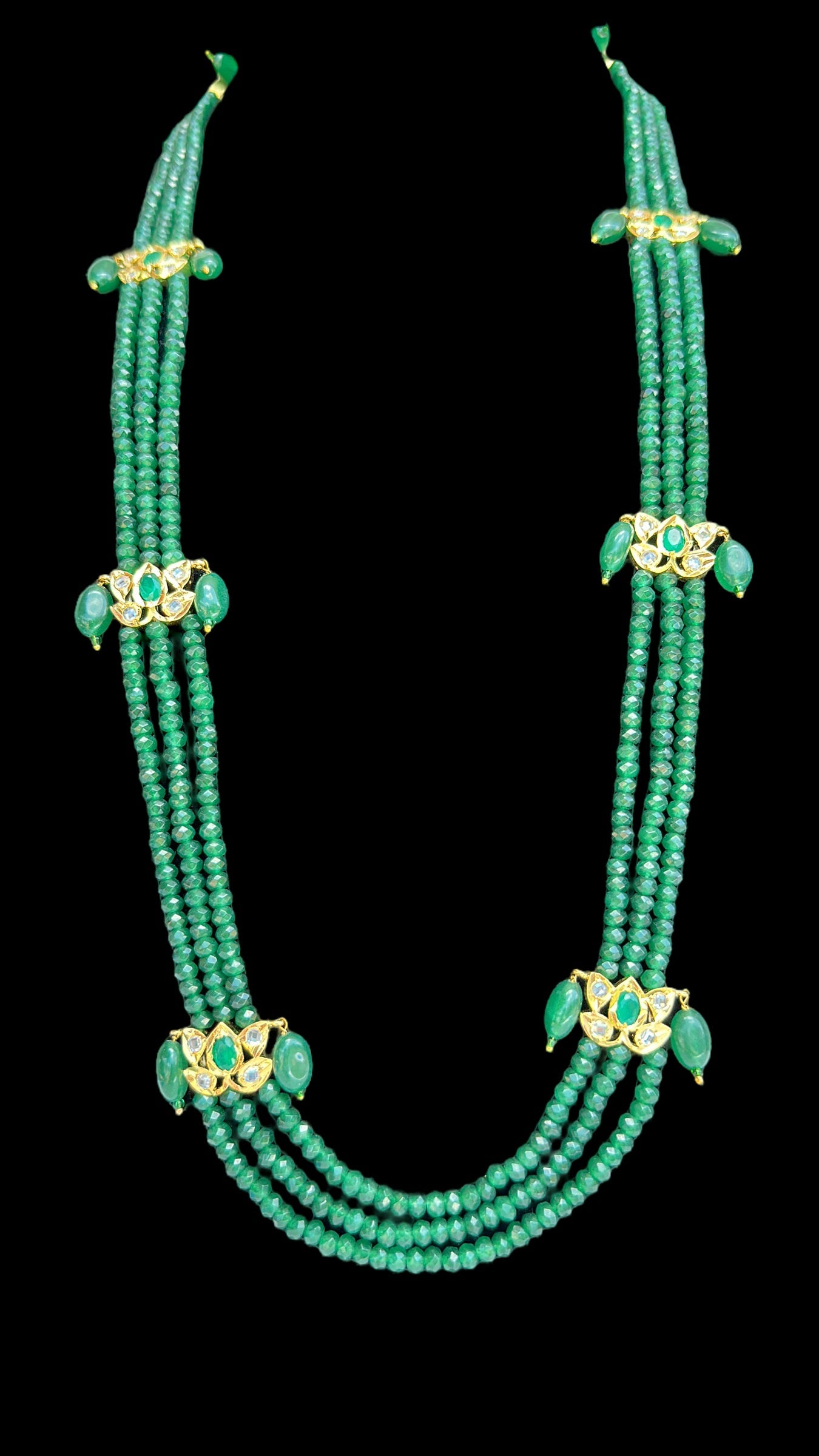 LN49 Raina green beads necklace ( READY TO SHIP )