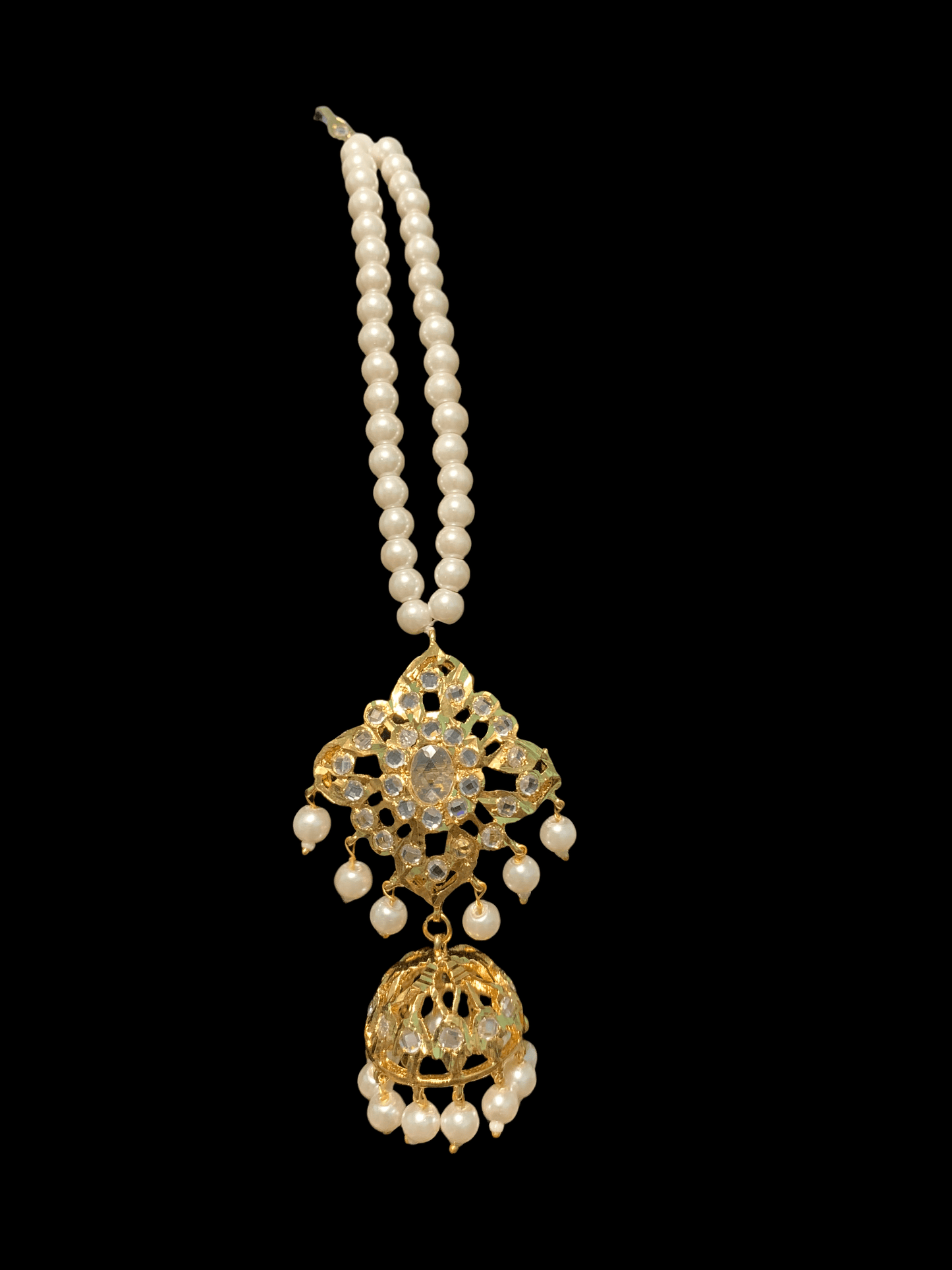 C331 Sabuhi pearl hyderabadi choker ( SHIPS IN 2 WEEKS )