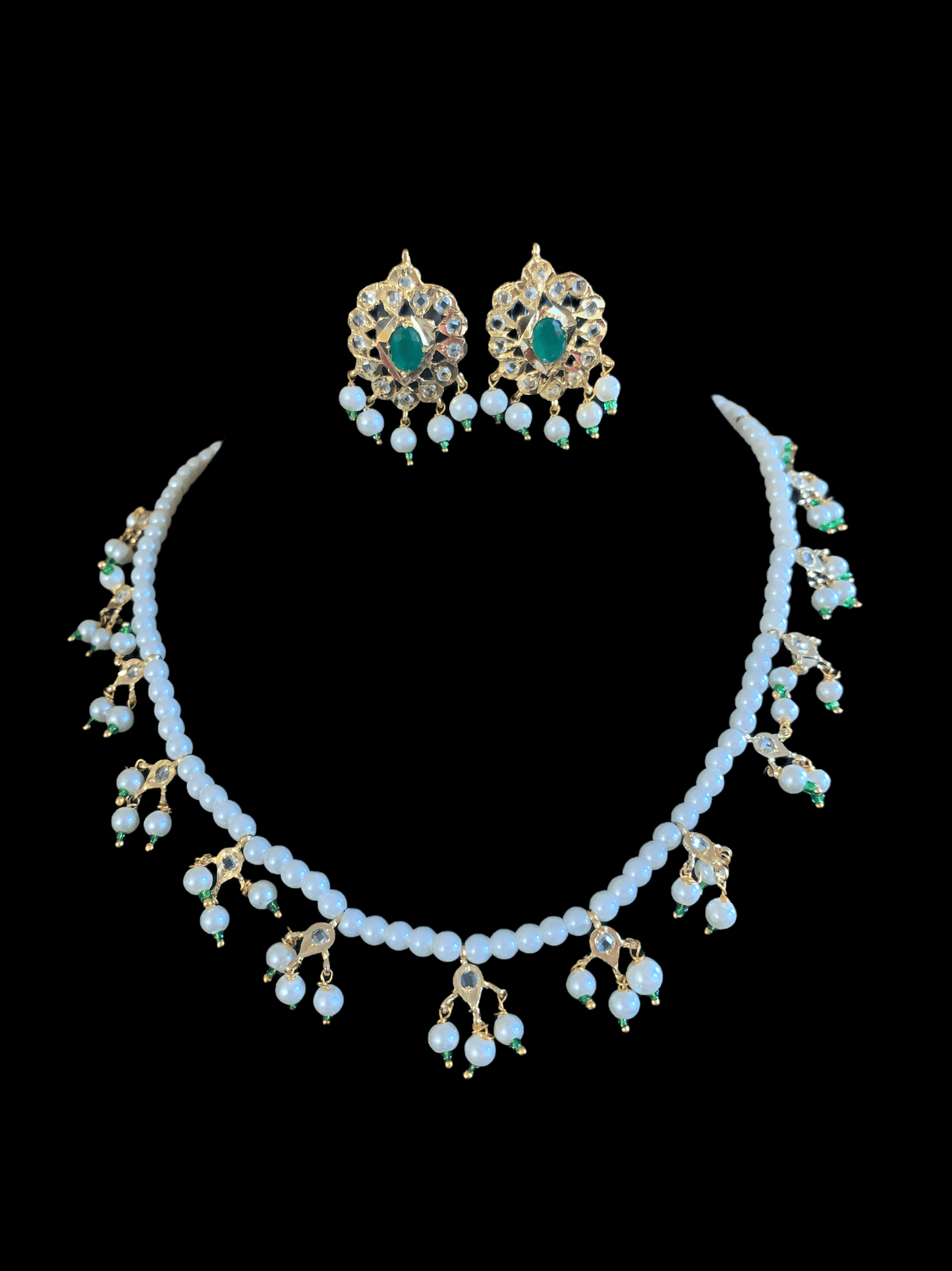 NS199 Nischala pearl necklace (SHIPS IN 2 WEEKS )