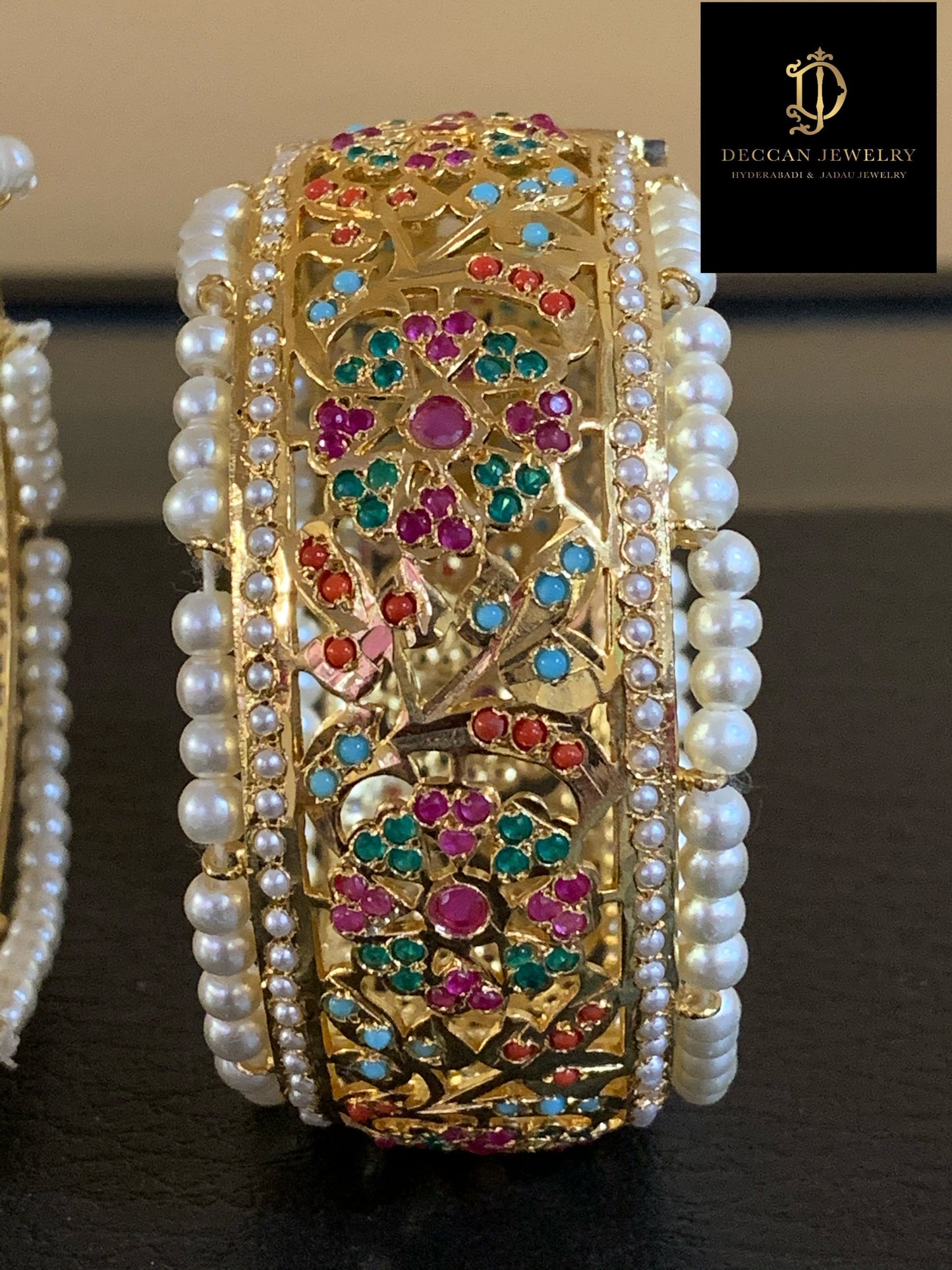 Alea bangles ( navratan ) (READY TO SHIP )