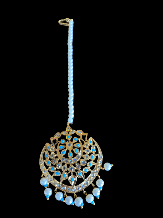 DJTK119 Shana tika / tikka In turquoise  ( READY TO SHIP )