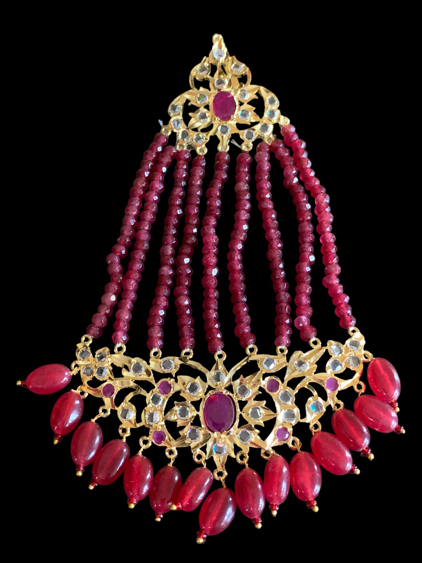 DJHR62 INARA jhoomar ( rubies ) (SHIPS IN 4 WEEKS)
