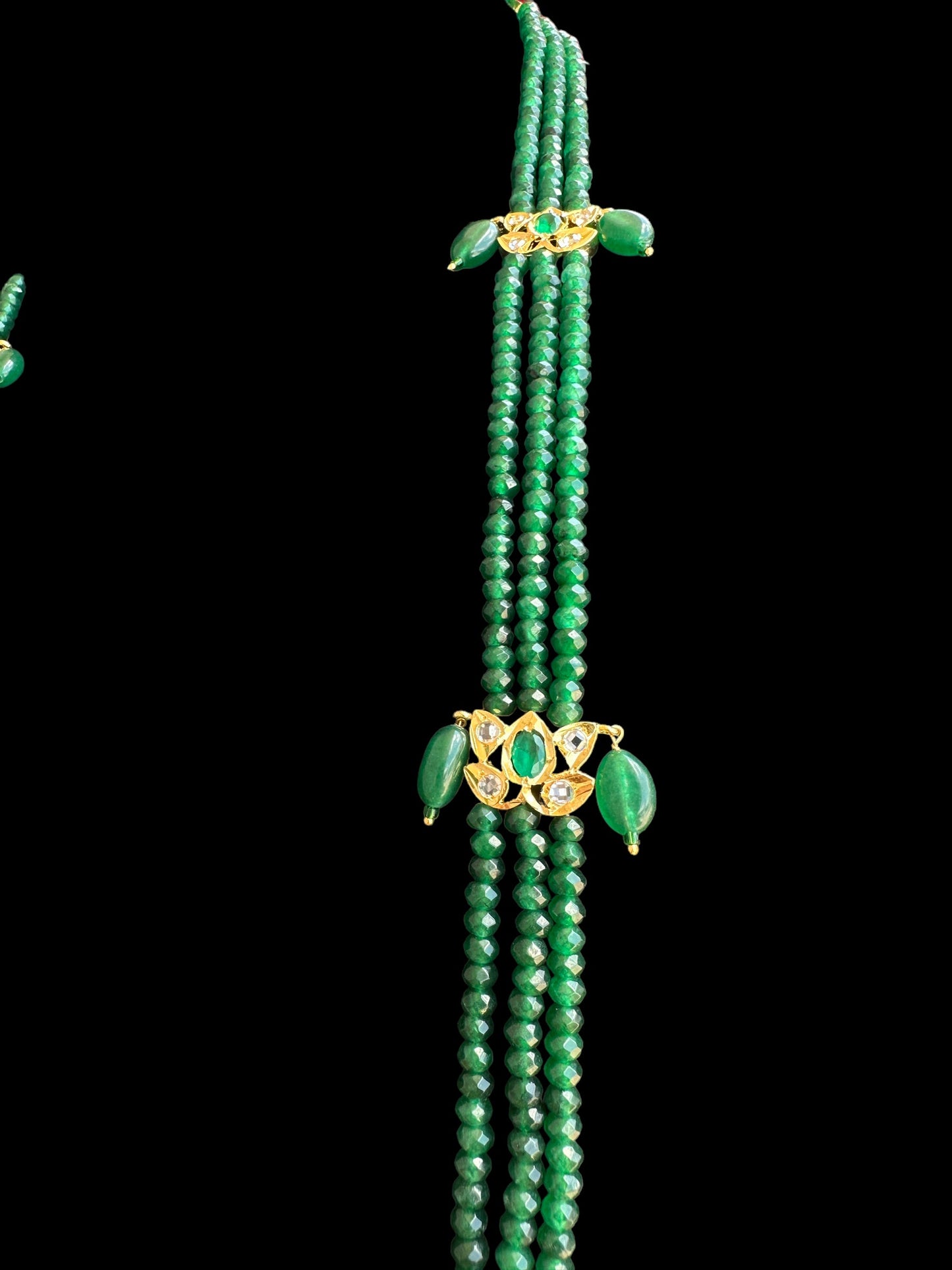 LN49 Raina green beads necklace ( READY TO SHIP )