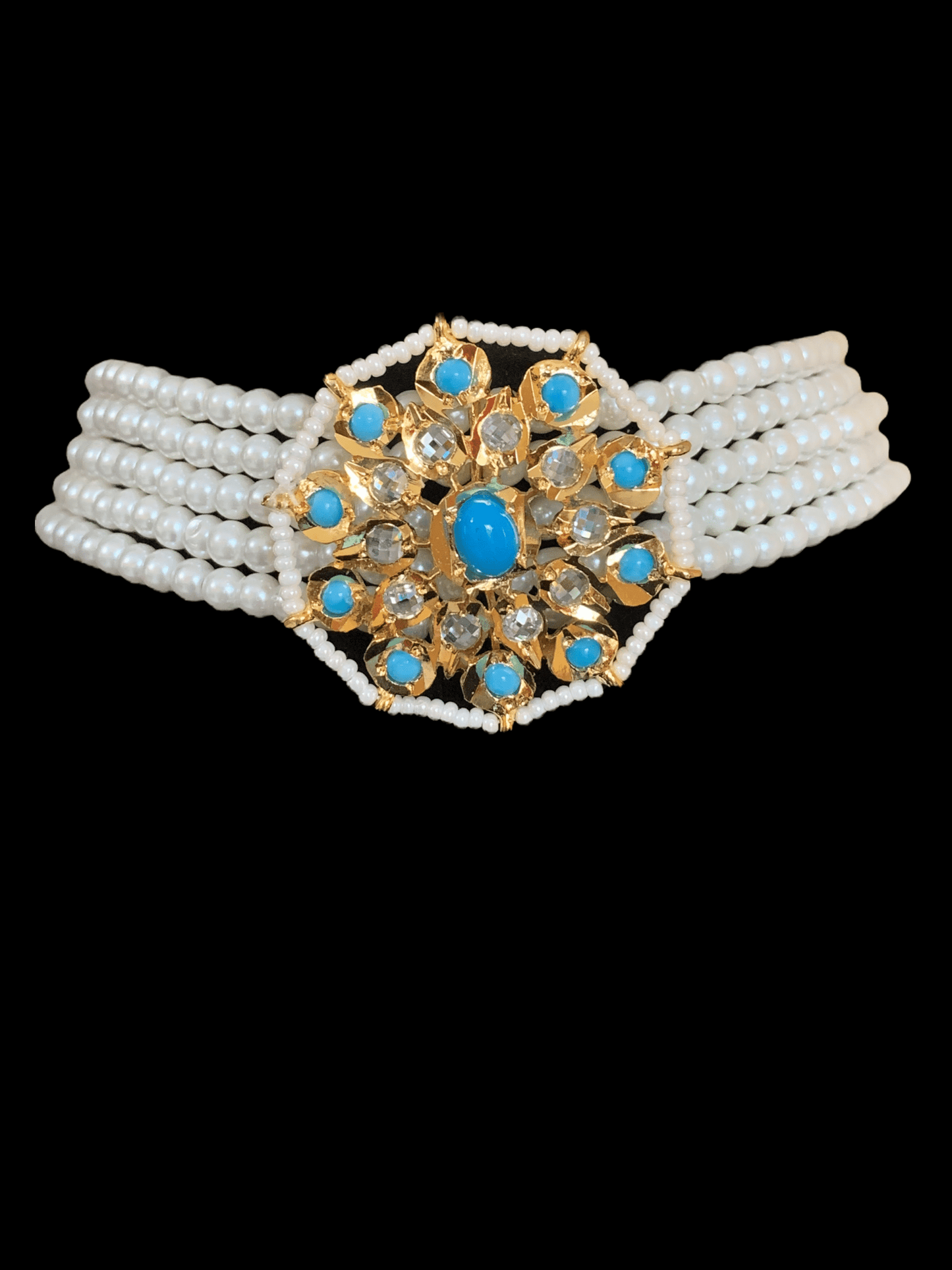 C158 Amra choker set - Turquoise ( READY TO SHIP )