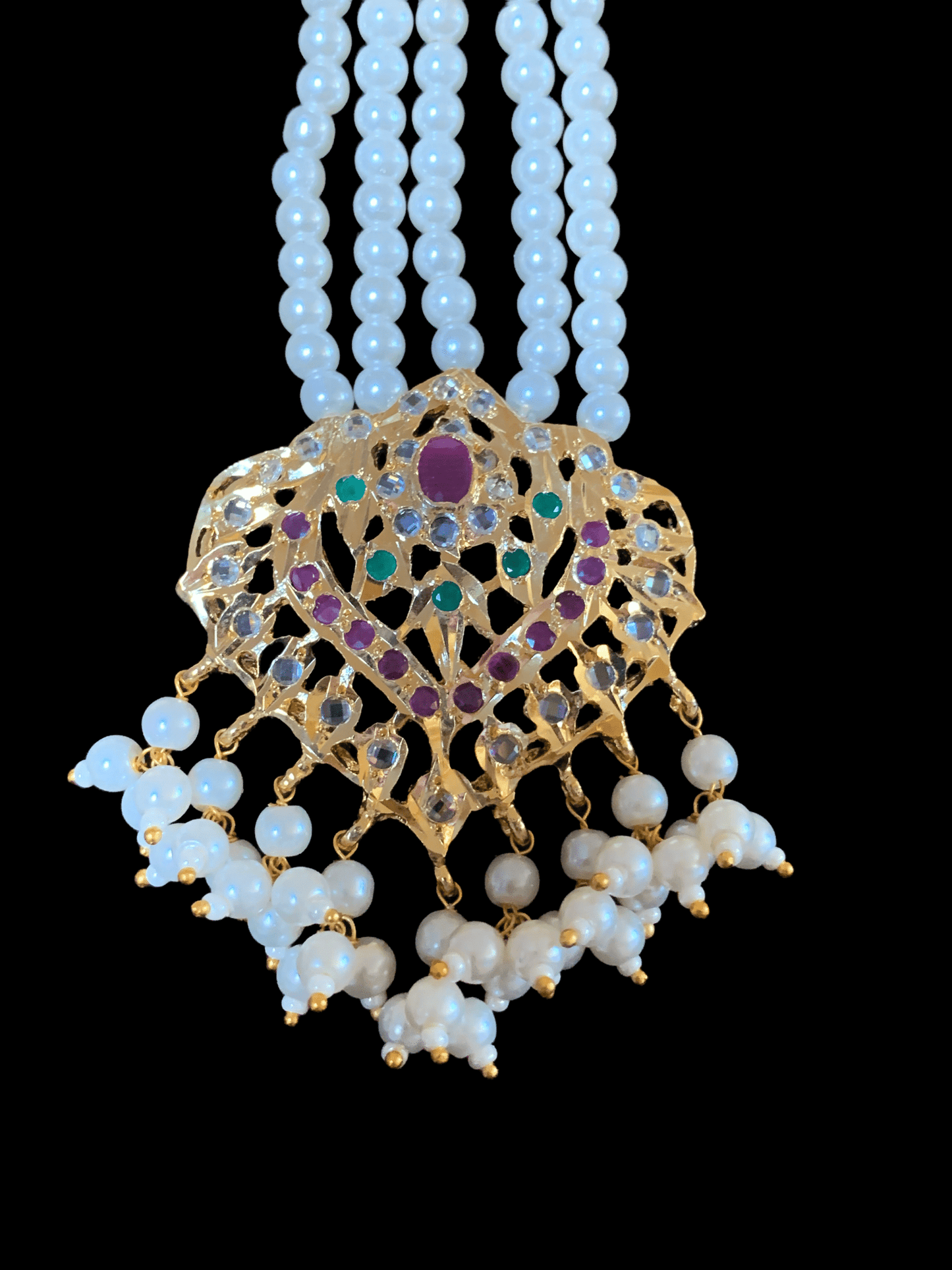 DER87 Aymara jhoomar earrings ( READY TO SHIP )
